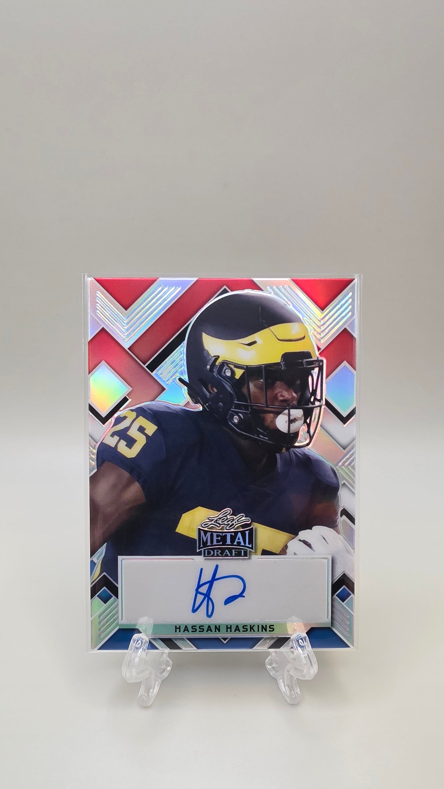 2022 Leaf Metal Hassan Haskins Variation Auto /10 #PA-HH1