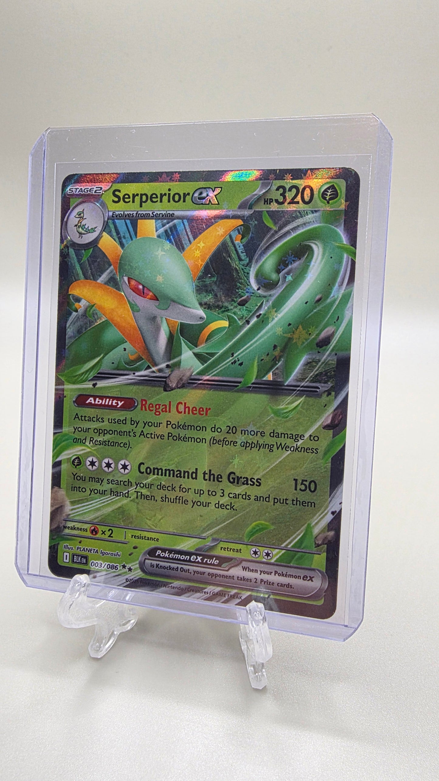 Serperior EX 003/086 (SV Black Bolt Set) English