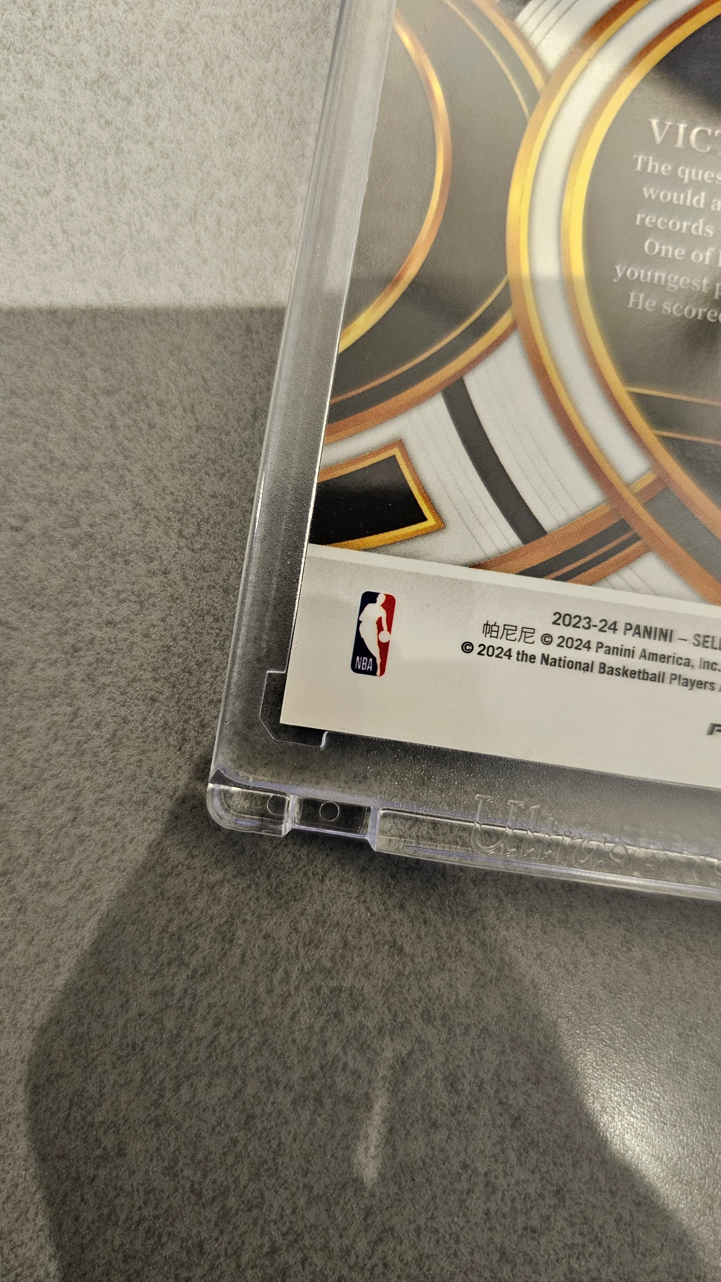 2023 NBA Select Victor Wembanyama - Teal/White/Pink Prizm Numbered # 26/49 -( San Antonio Spurs )