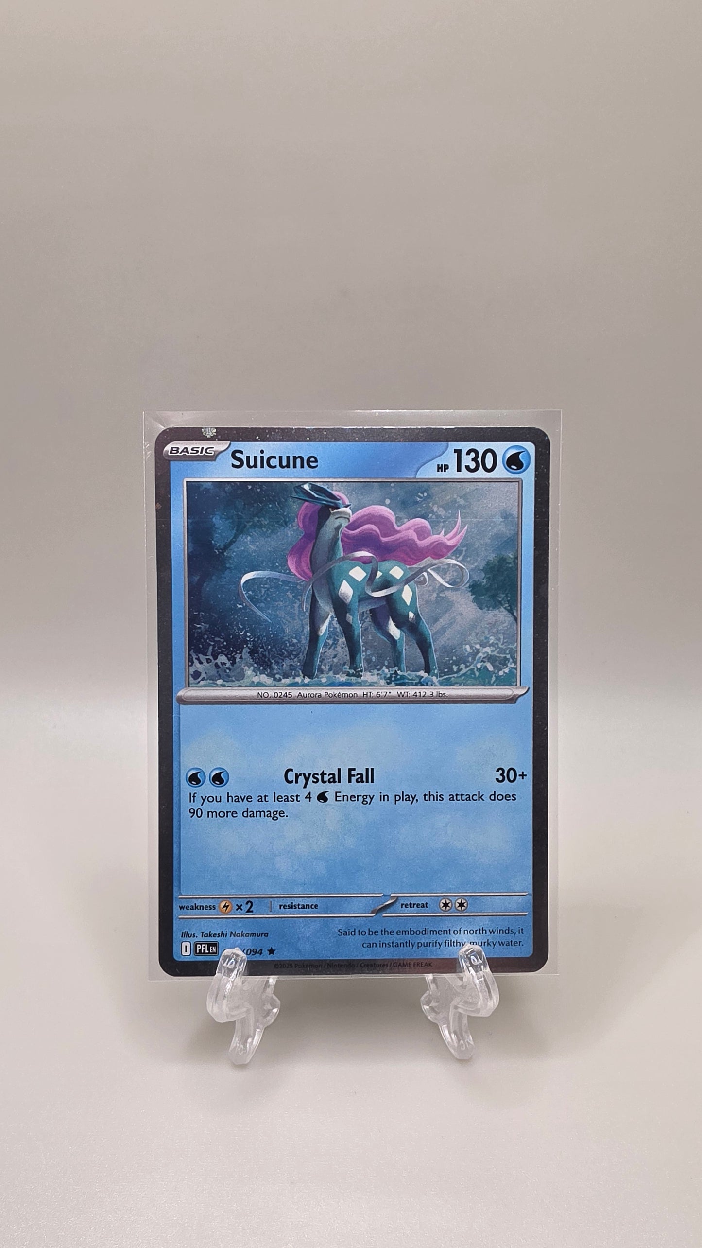 Pokémon TCG Suicune 026/094 Promo Card English