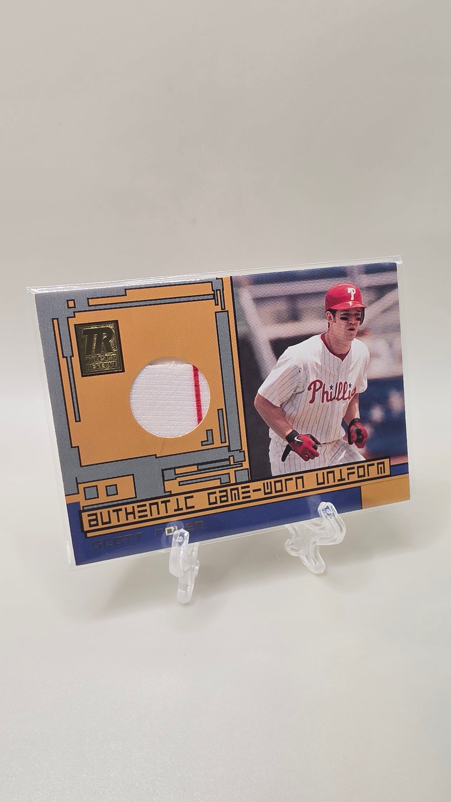 2001 Topps Reserve Scott Rolen Uniform Card #TRR-SR