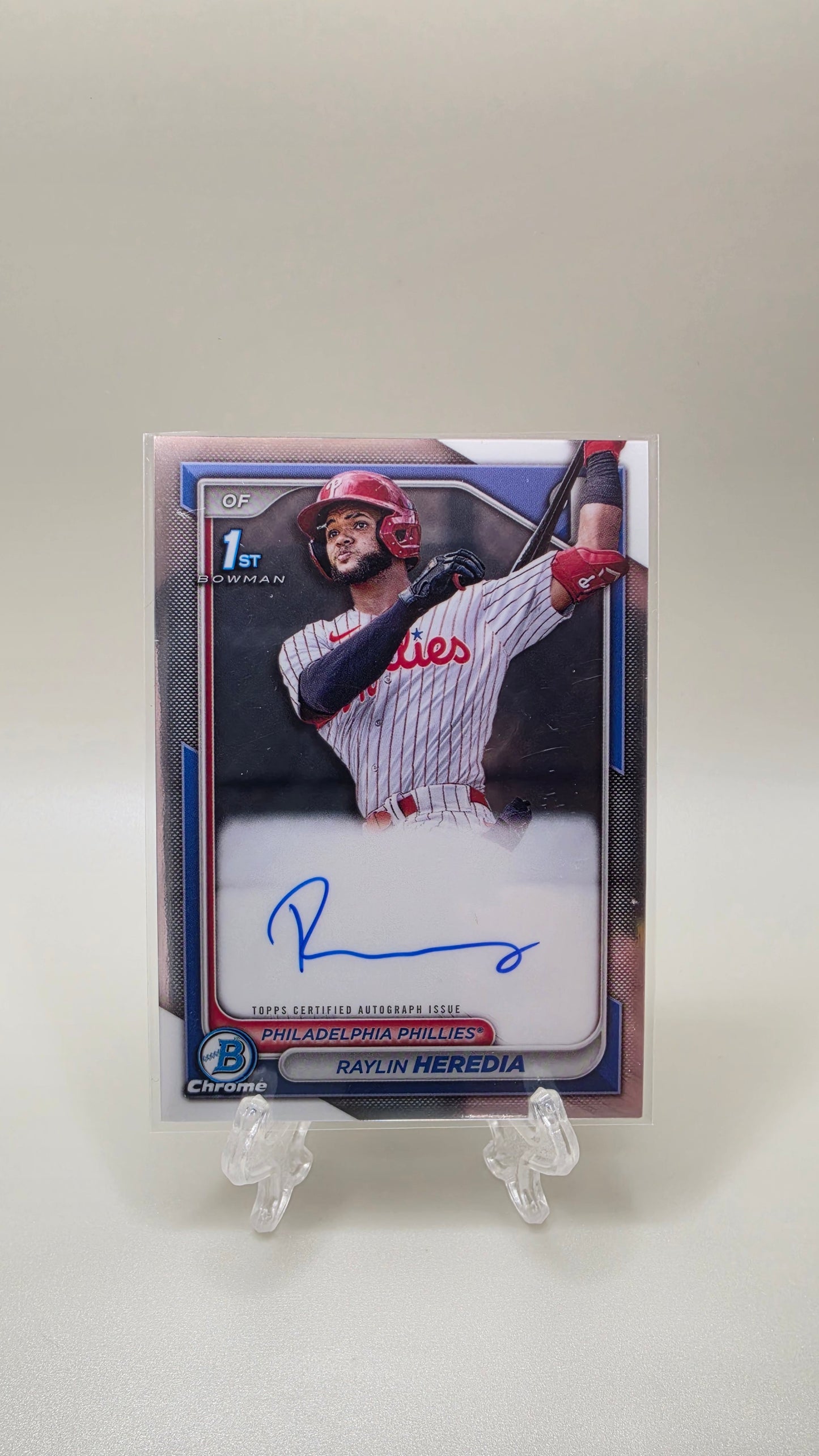 2024 Topps Bowman 1st Raylin Heredia Auto Card # CPA-RH