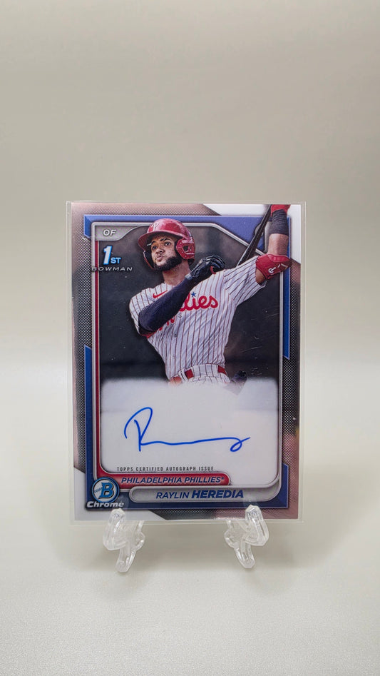 2024 Topps Bowman 1st Raylin Heredia Auto Card # CPA-RH
