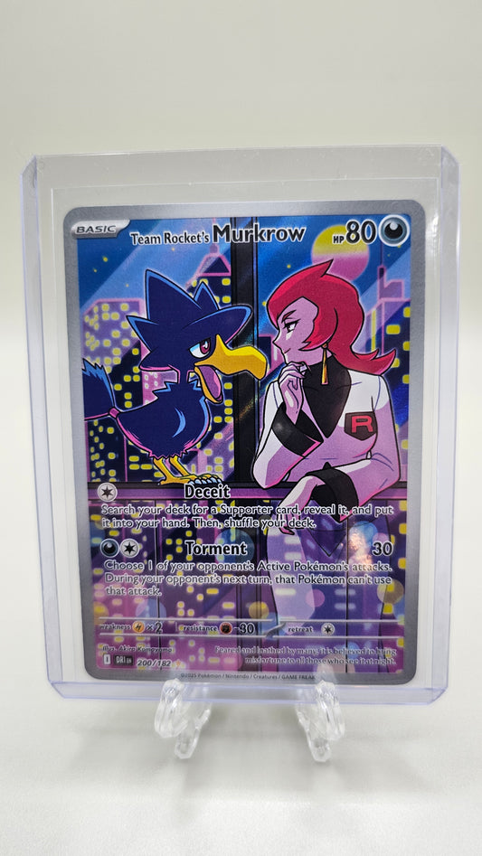 Team Rocket’s Murkrow – 200/182 – SV10: Destined Rivals (Holo) IR