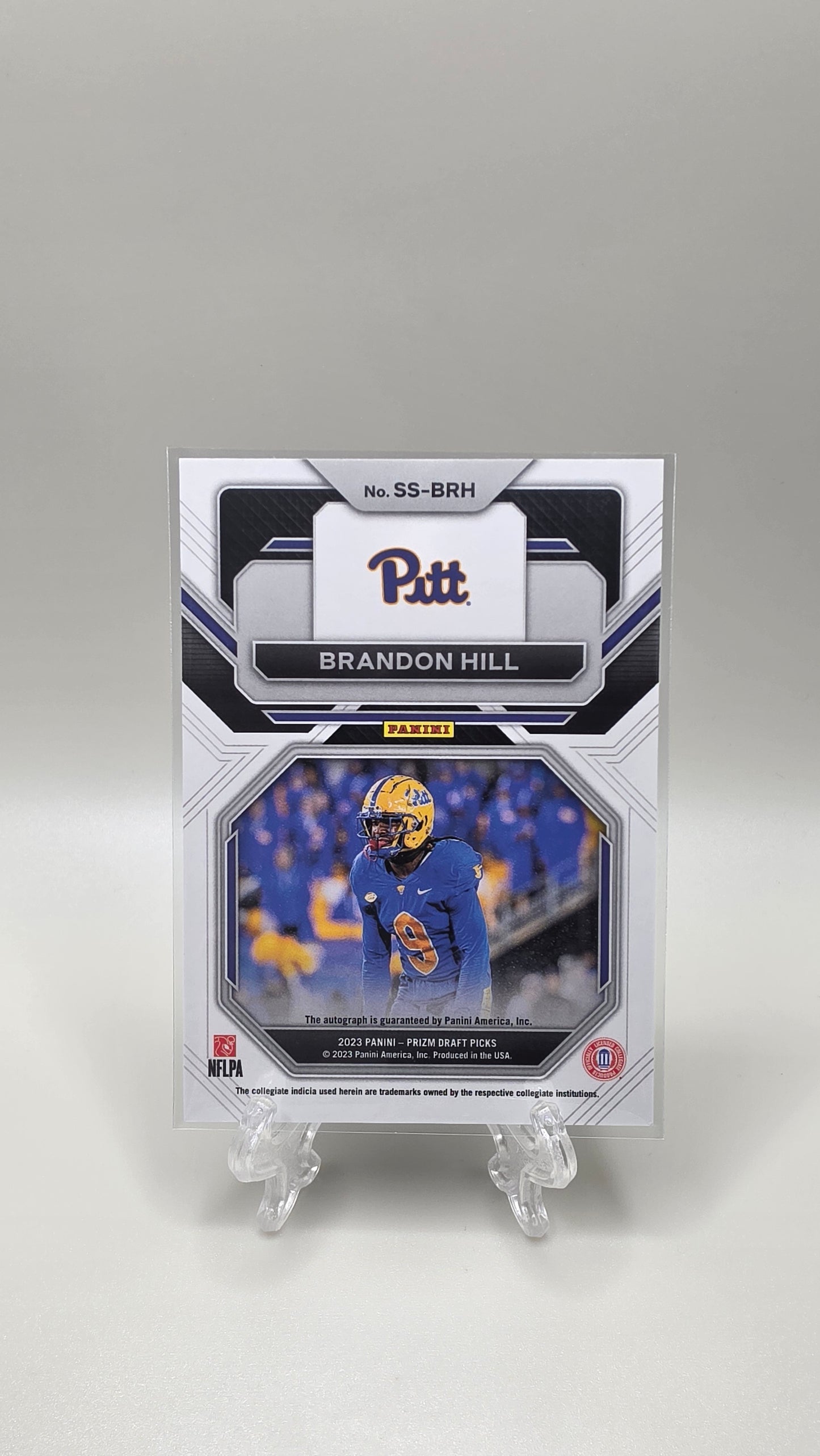 2023 Panini Prizm Draft Brandon Hill Sensational Signatures Auto Card # SS-BRH