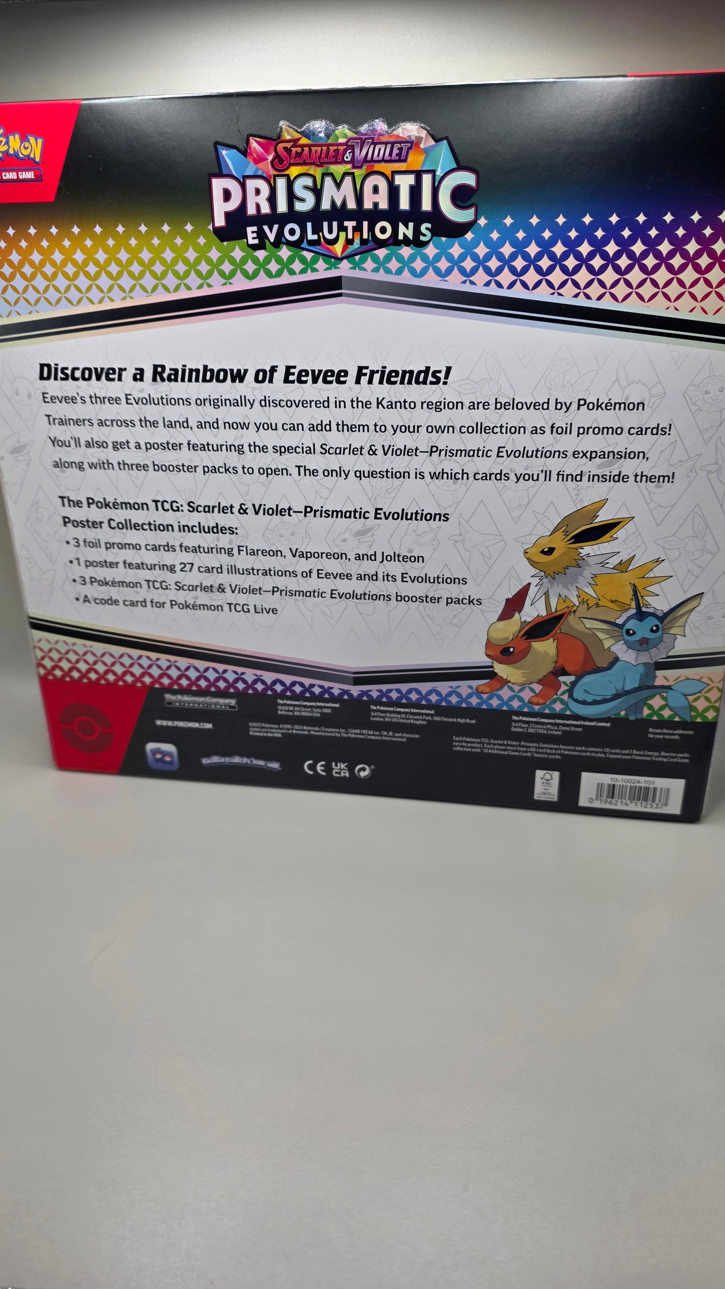 Pokémon TCG S&V Prismatic Evolutions Poster Collection