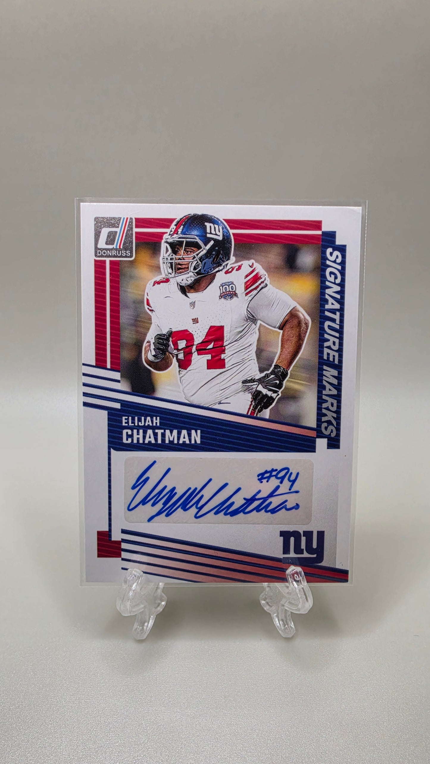 2025 Panini Donruss Elijah Chatman Signature Marks Auto Card # SM-ECN