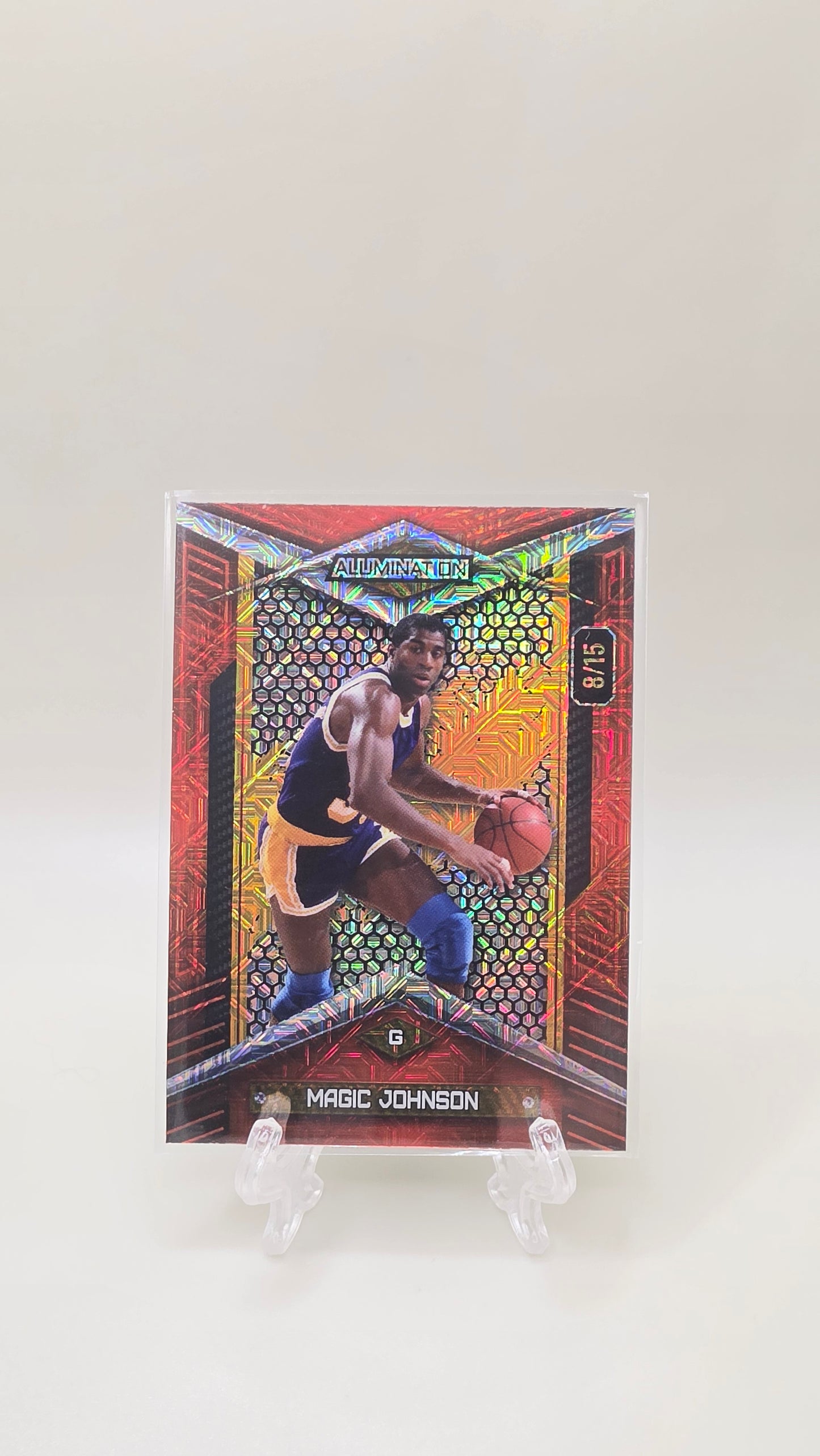 2024 Wild Card Alumination Magic Johnson Orange #/15 Card # BC-MJ