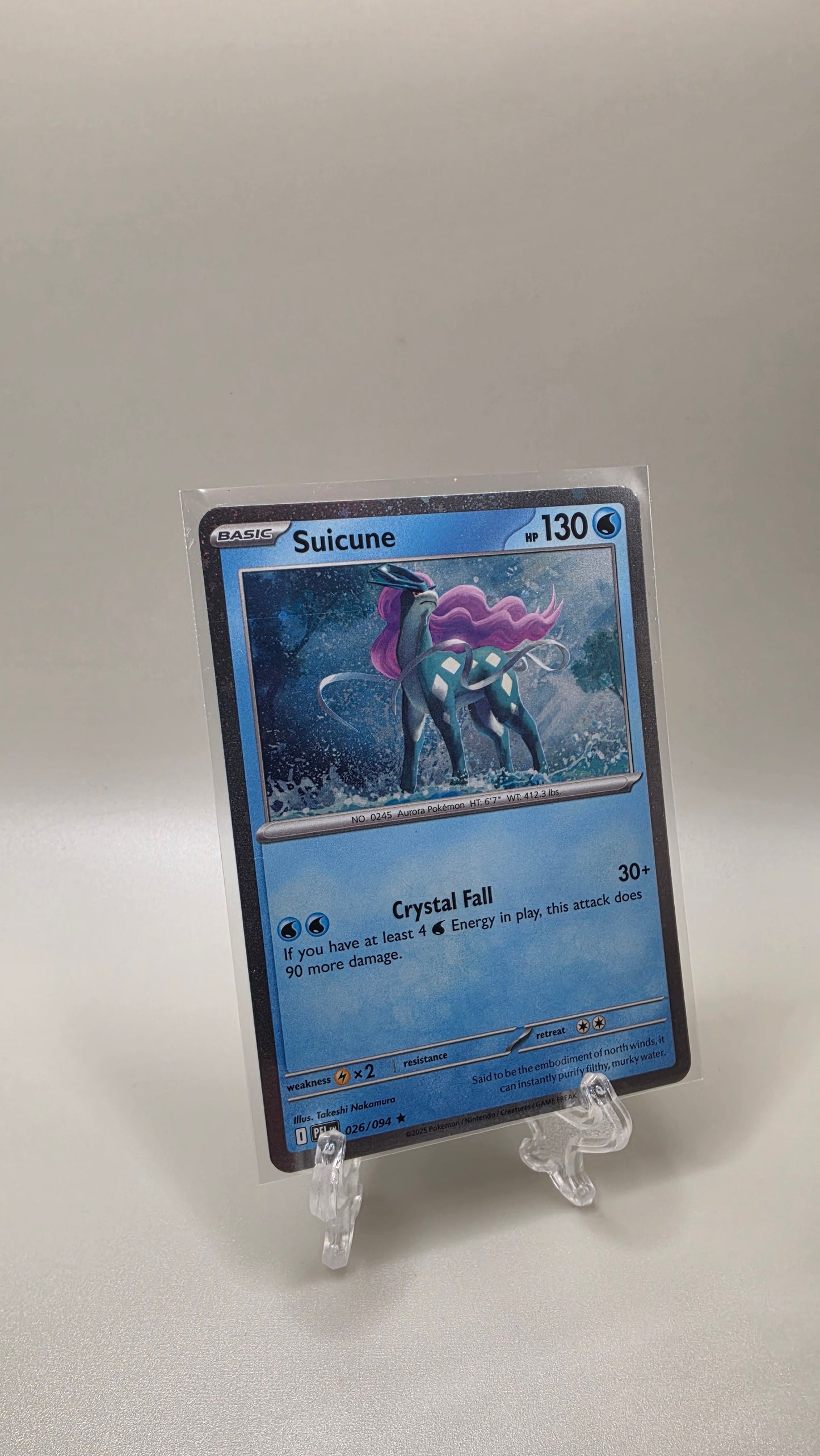 Pokémon TCG Suicune 026/094 Promo Card English