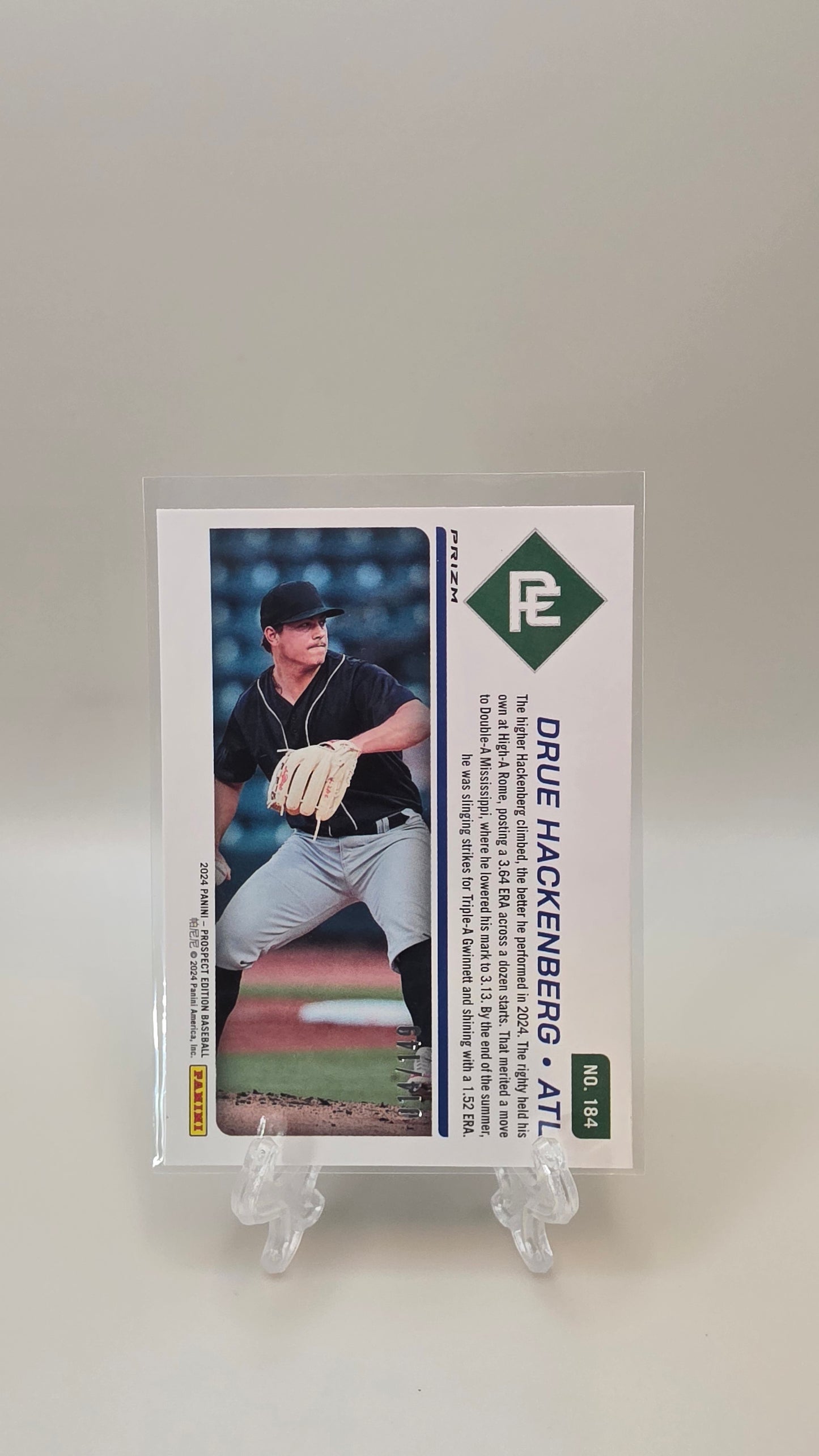2024 Prospect Edition Drue Hackenberg Prospect Ticket Blue /149 #184