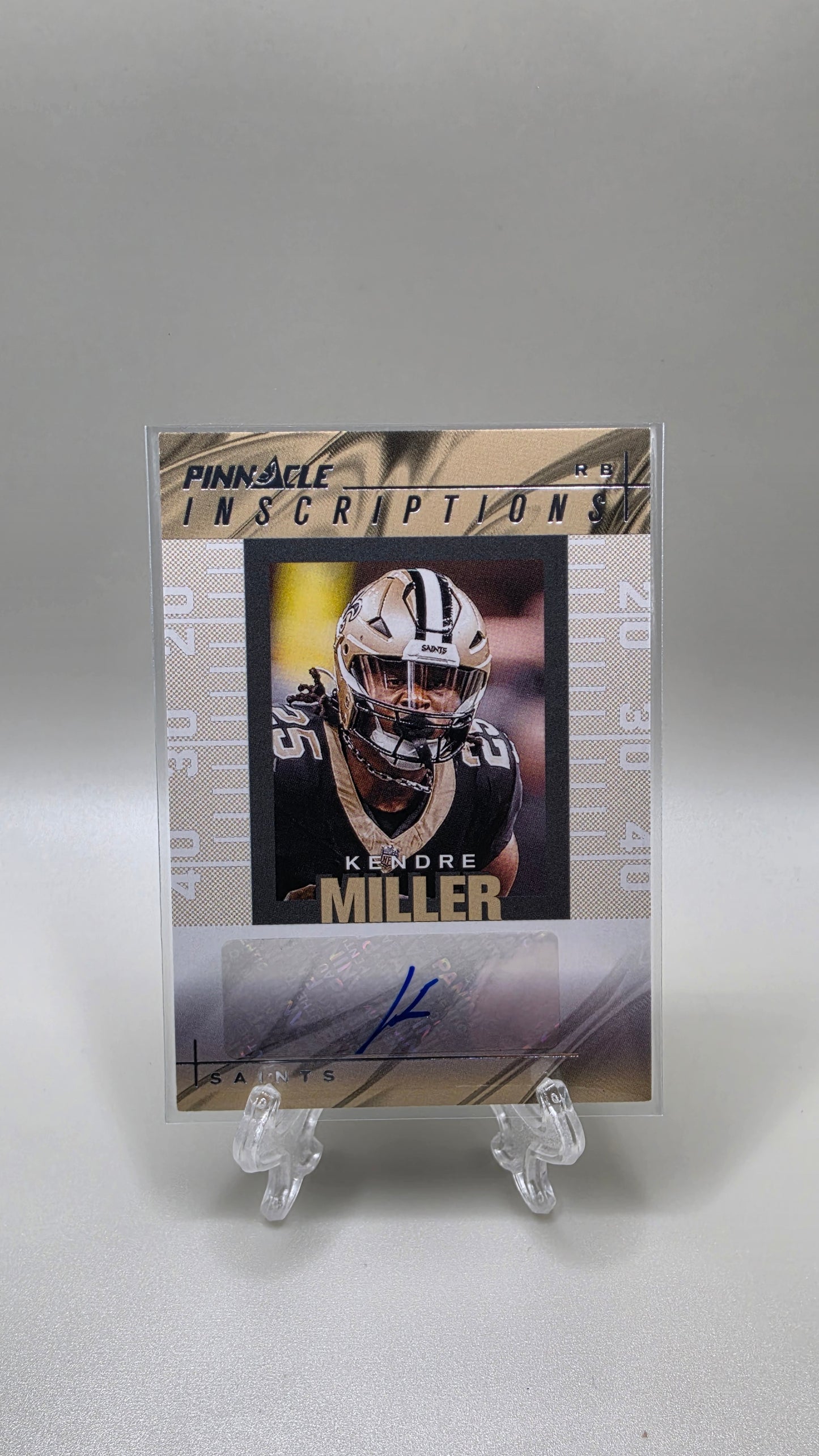 2024 Panini Encore Pinnacle Inscriptions Kendre Miller Auto #/99 Card #PI-KMR