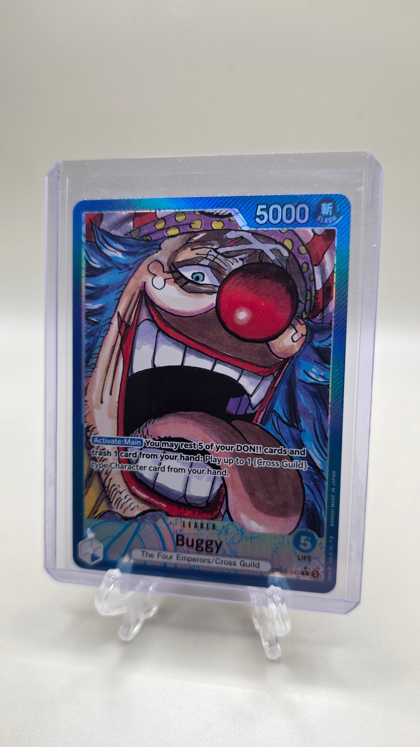 Buggy OP09-042 L⭐ Alt Art One Piece TCG (Emperors in the New World Set) English