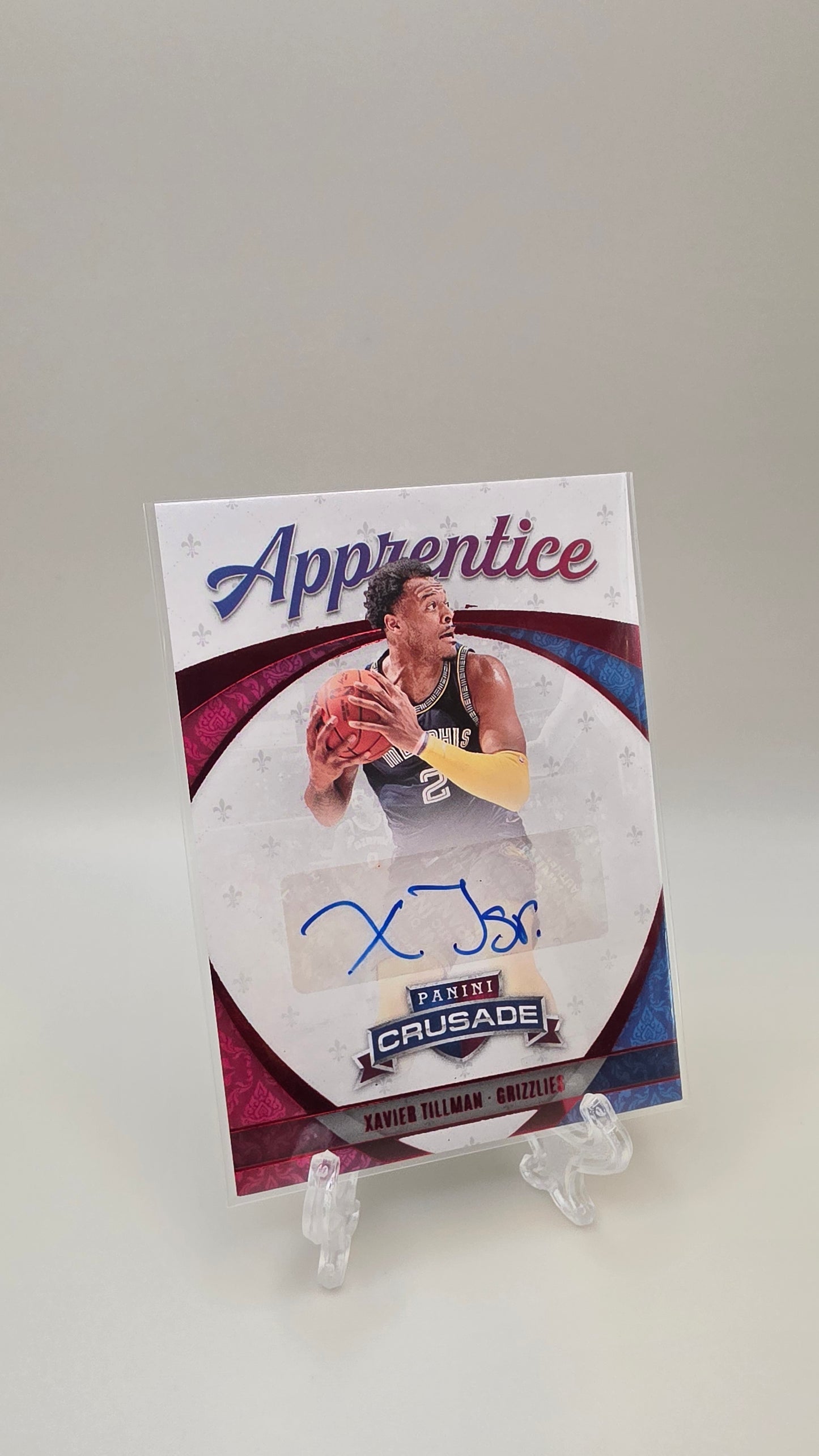 2021-22 Chronicles Crusade Xavier Tillman Apprentice Red Auto #APP-XAT