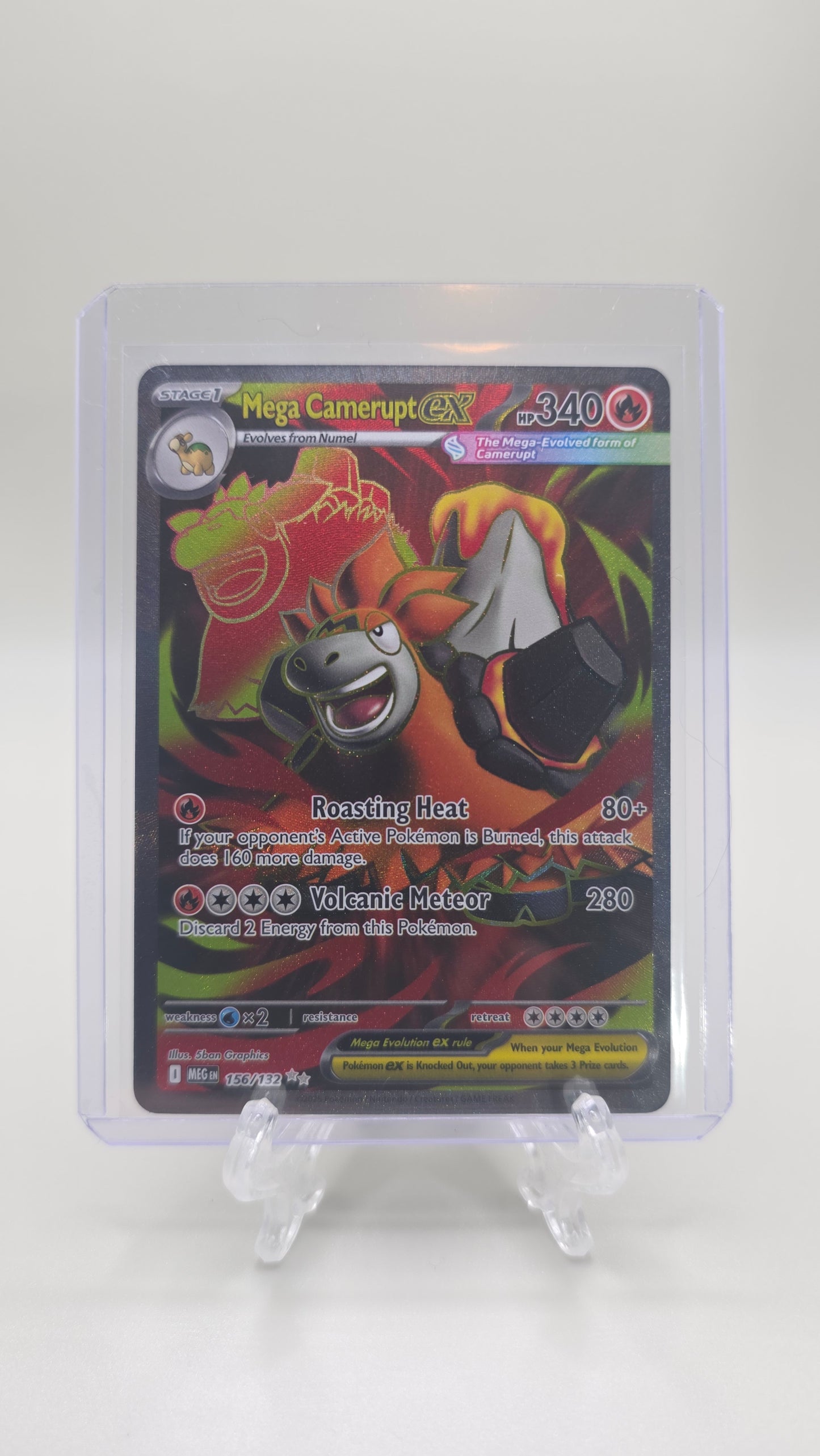 Mega Camerupt EX 156/132 (Mega Evolution Set) English