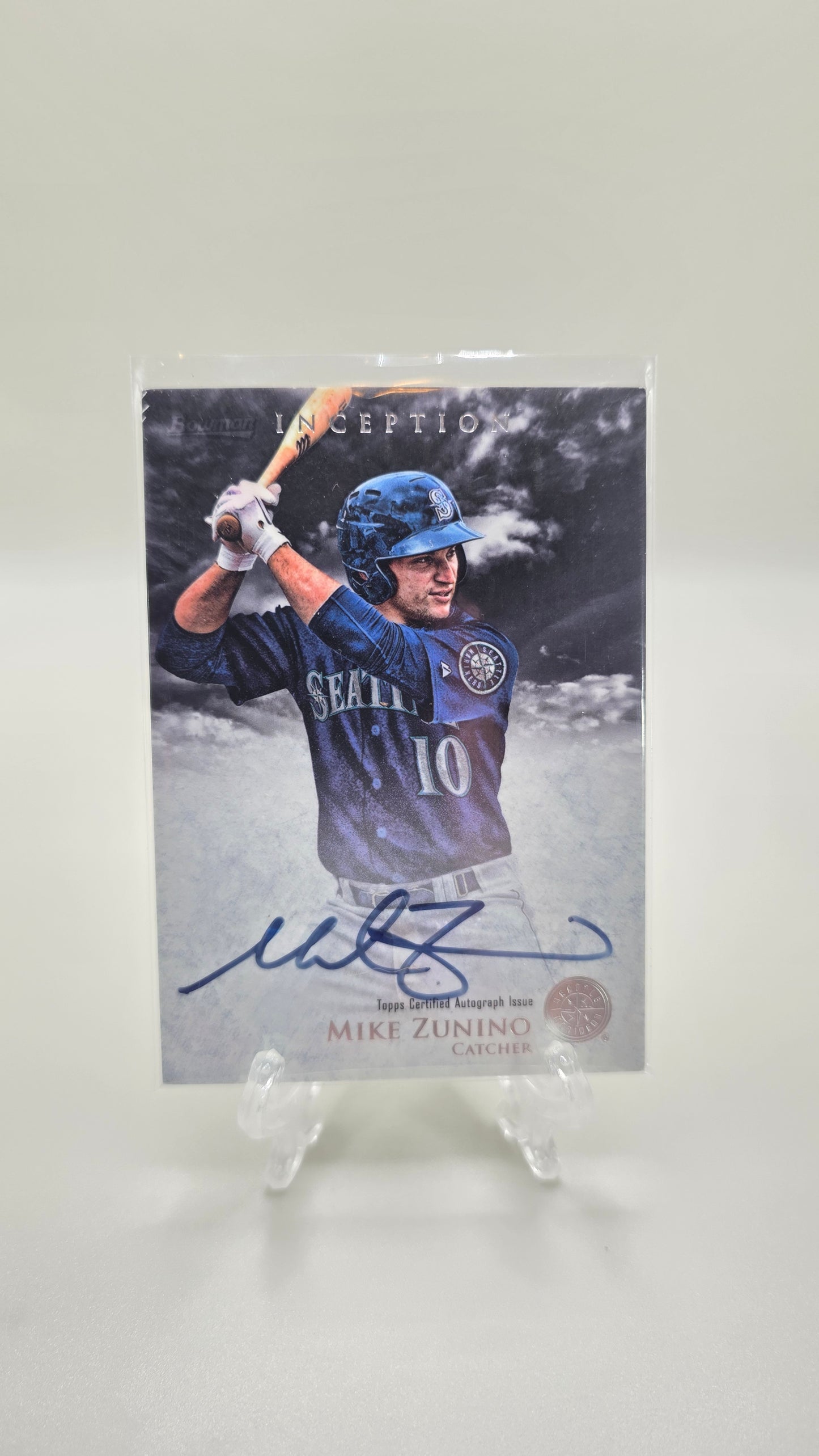 2013 Bowman Inception Mike Zunino Auto Card # PA-MZ