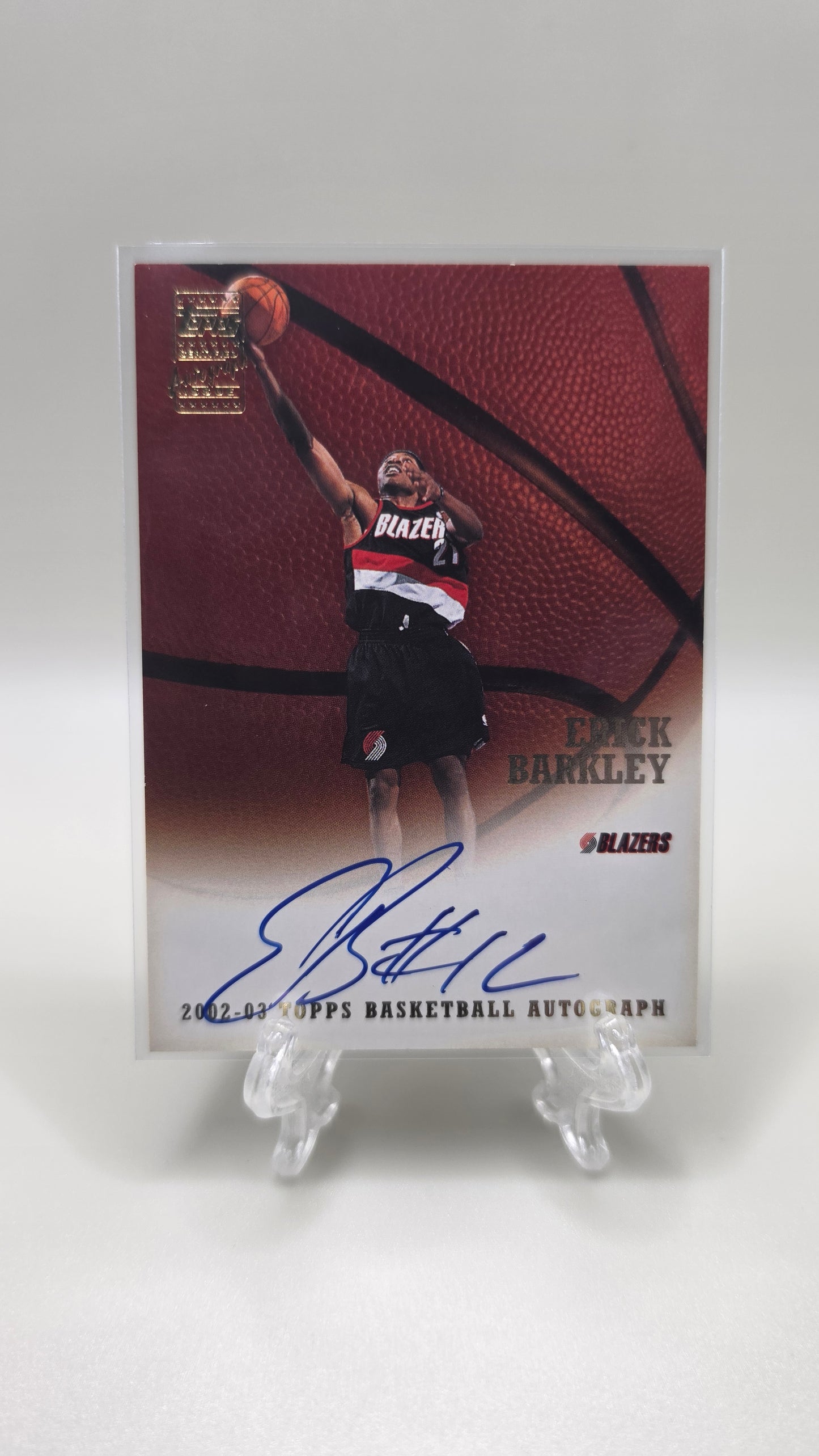 2002-03 Topps Certified Autograph Erick Barkley Card #TA-EB