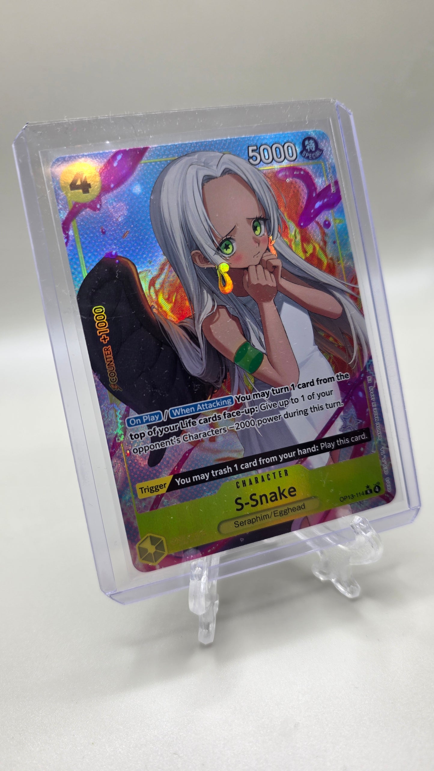 S-Snake OP13-114 R⭐ One Piece TCG (Carrying on his Will set) English