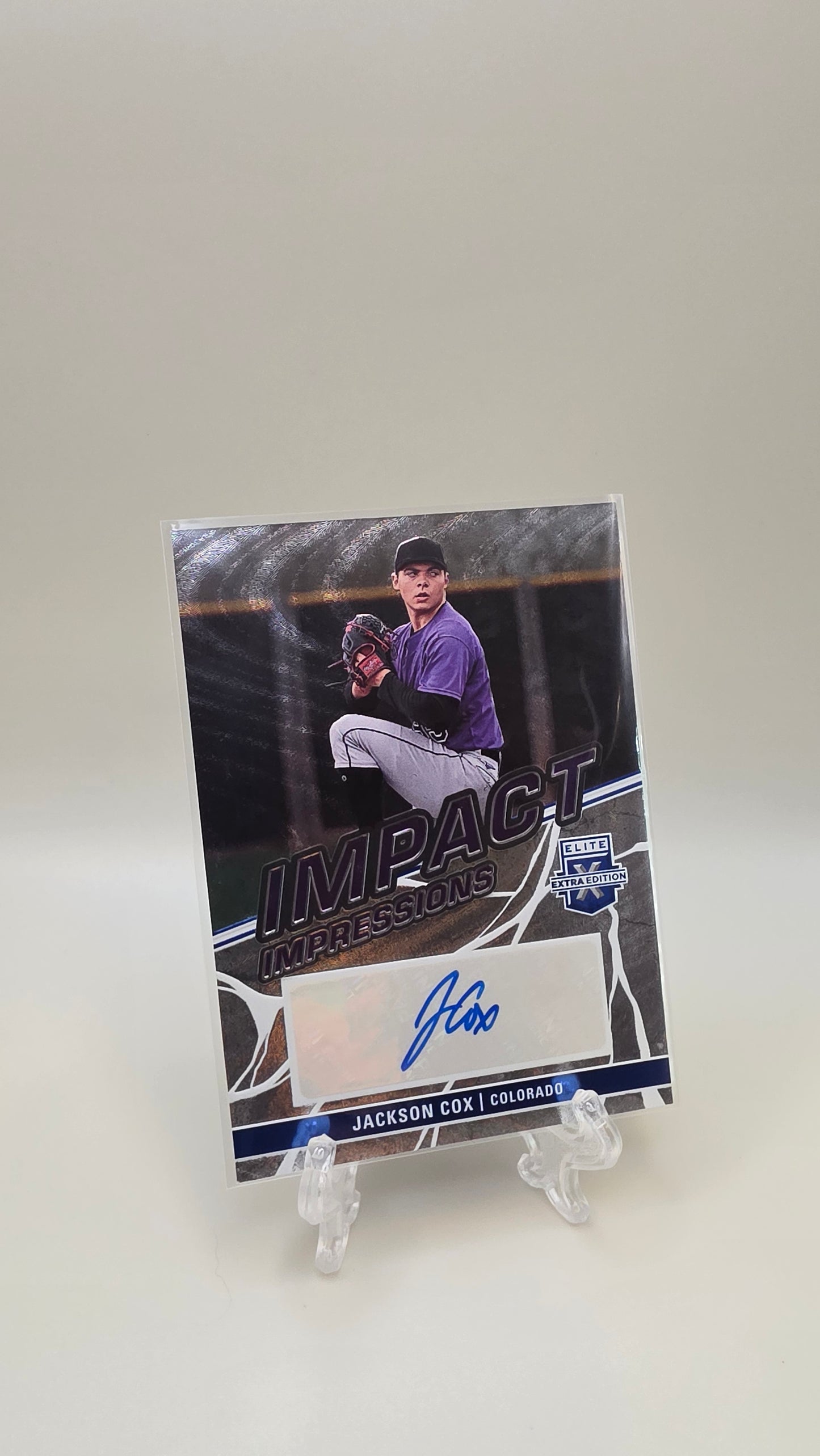 2023 Elite Extra Edition Jackson Cox Impact Impressions Auto #11-JXC