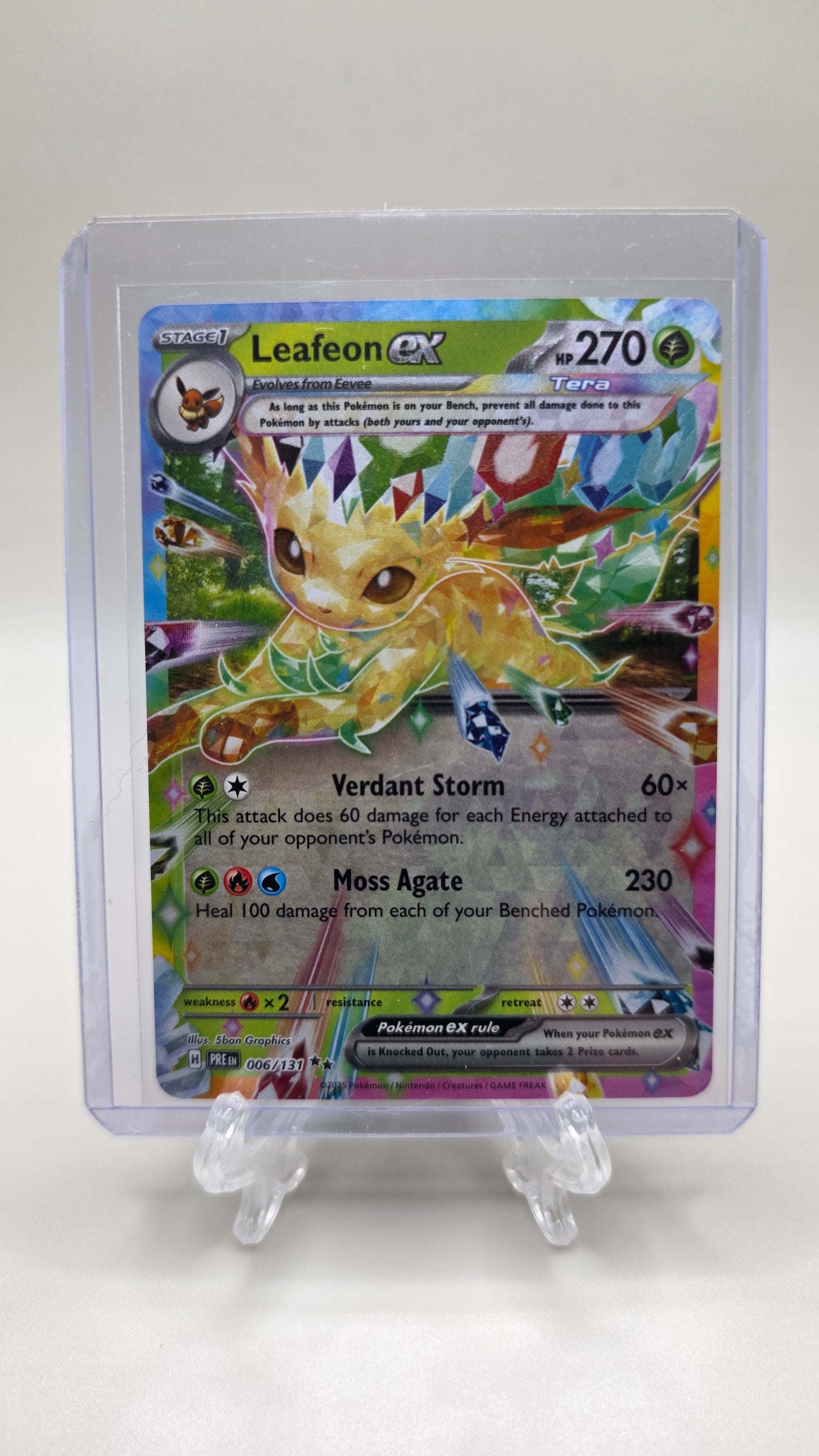 Leafeon EX 006/131 (Prismatic Evolutions Set) English
