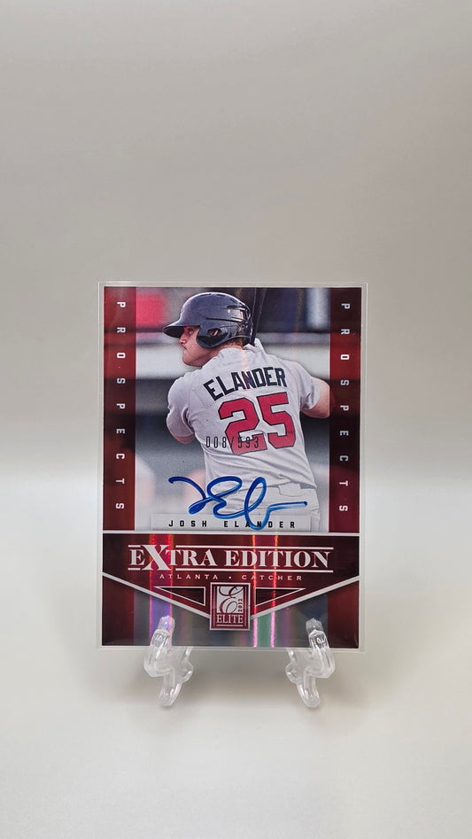 2012 Elite Extra Edition Josh Elander Prospects Auto /593 #142