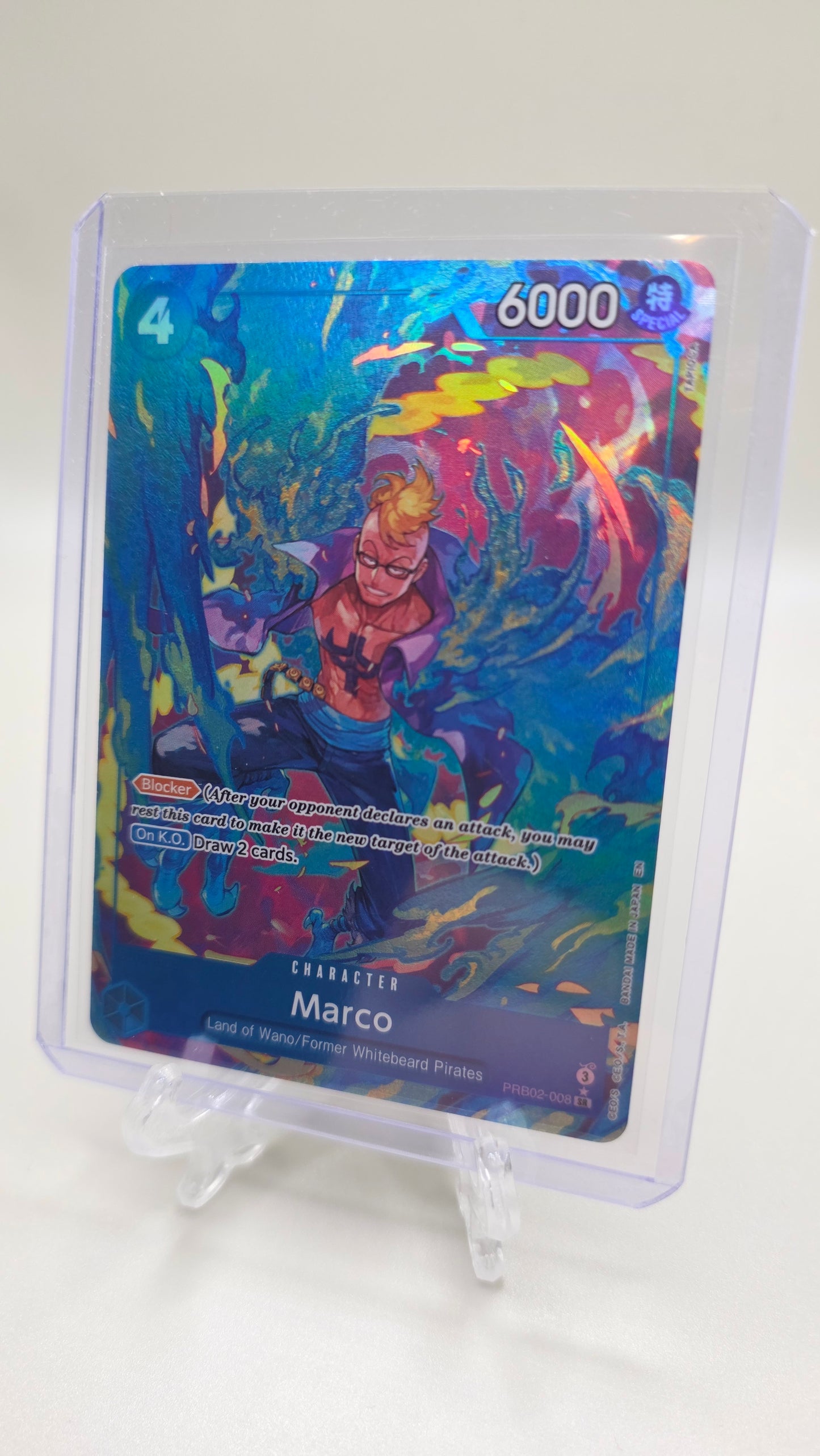 Marco PRB02-008 SR⭐ Alt Art One Piece TCG (The Best of Vol.2 set) English