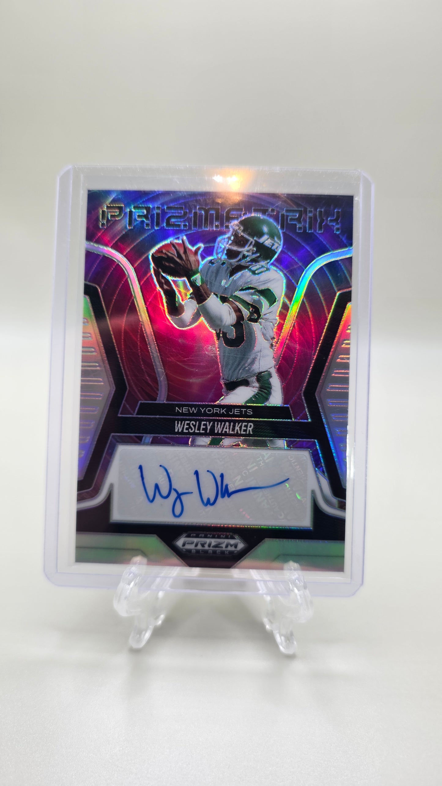 2025 Panini Prizm Wesley Walker Prismatrix Autograph Card # PS-WWR