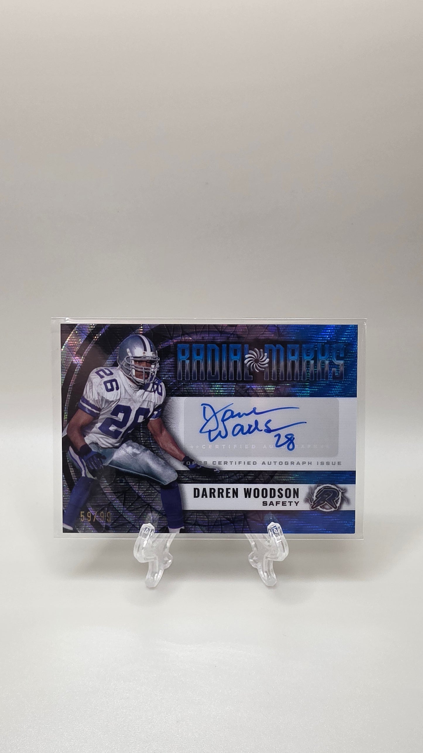 2024 Topps Resurgence Darren Woodson Radial Marks Auto #/99 Card #RM-DW