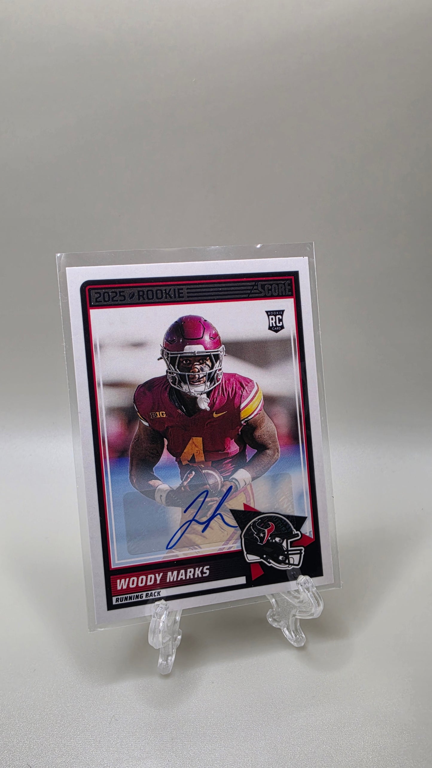 2025 Panini Score Woody Marks Rookie Auto #43