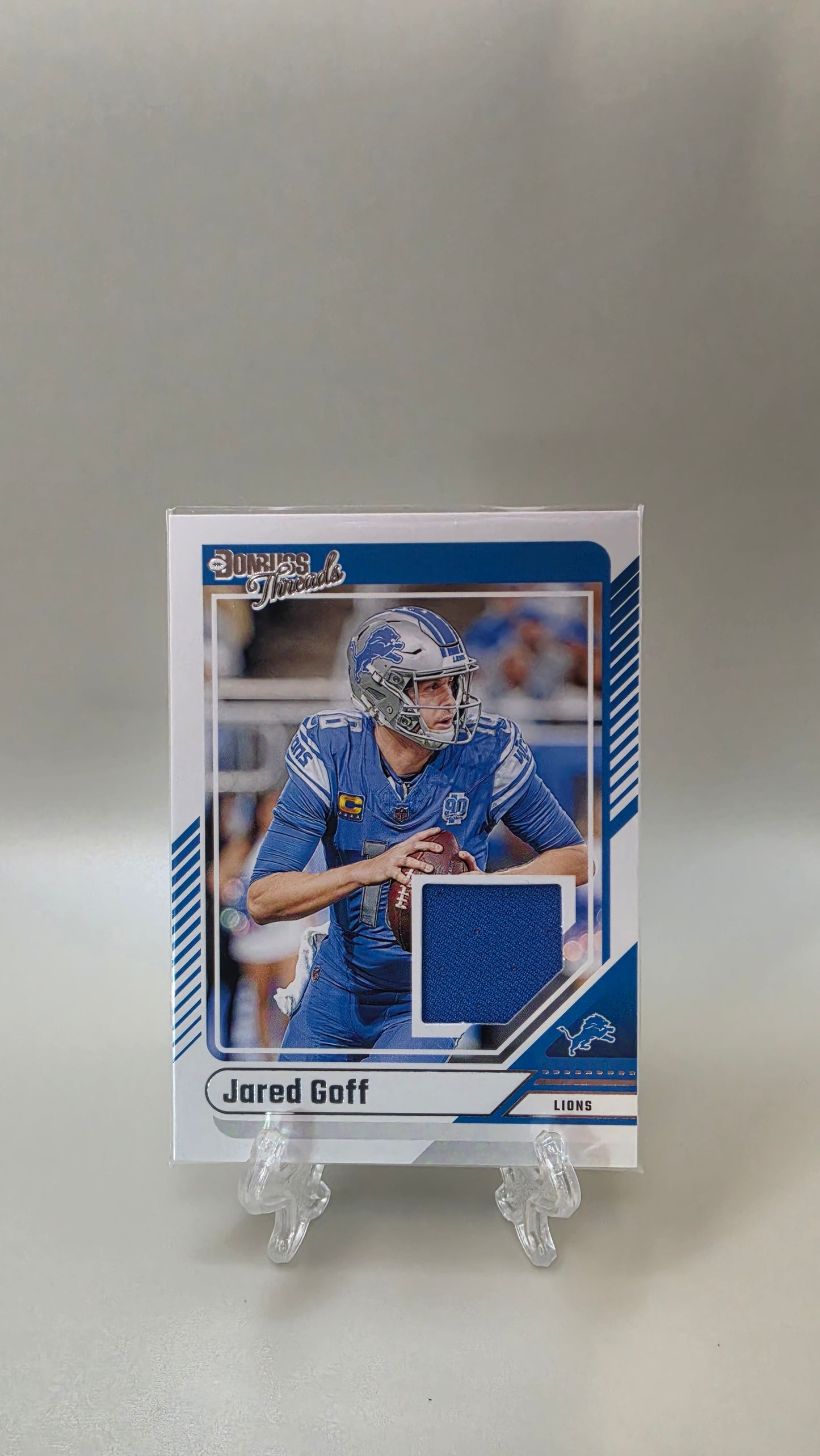 2024 Donruss Jared Goff Threads Mem #DTH-JGO