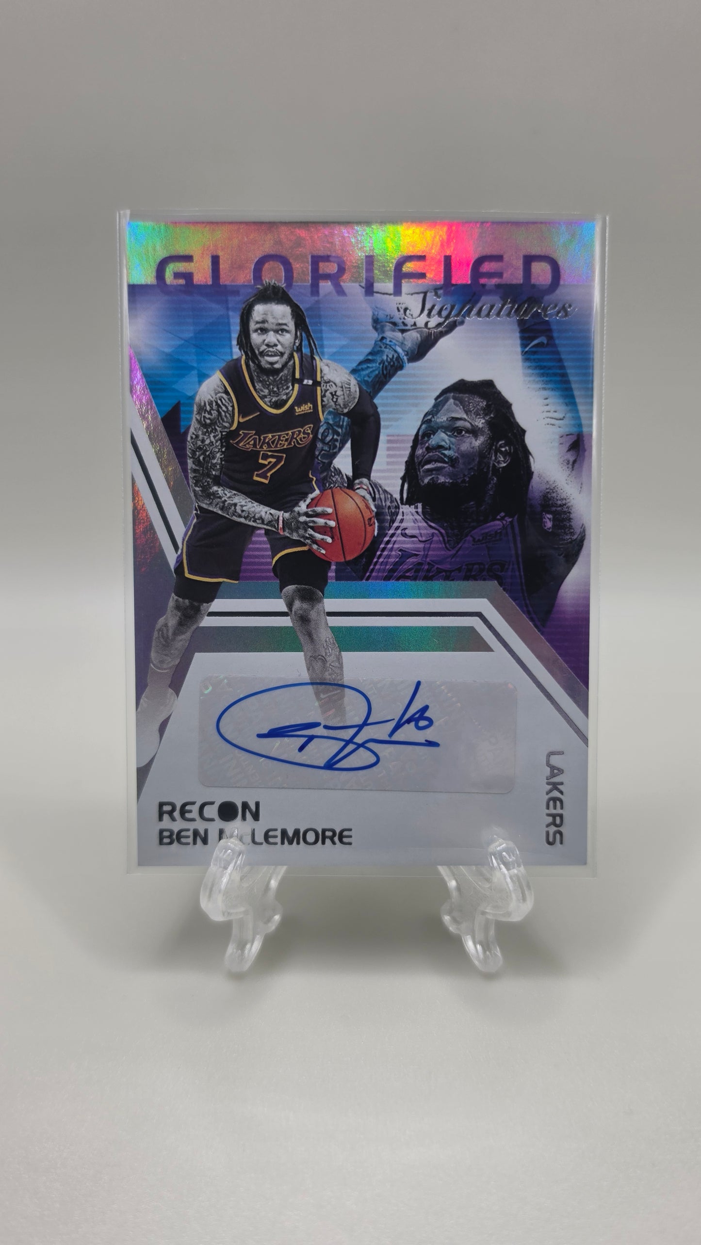 2020-21 Recon Ben McLemore Glorified Singatures Auto Card #GS-BML