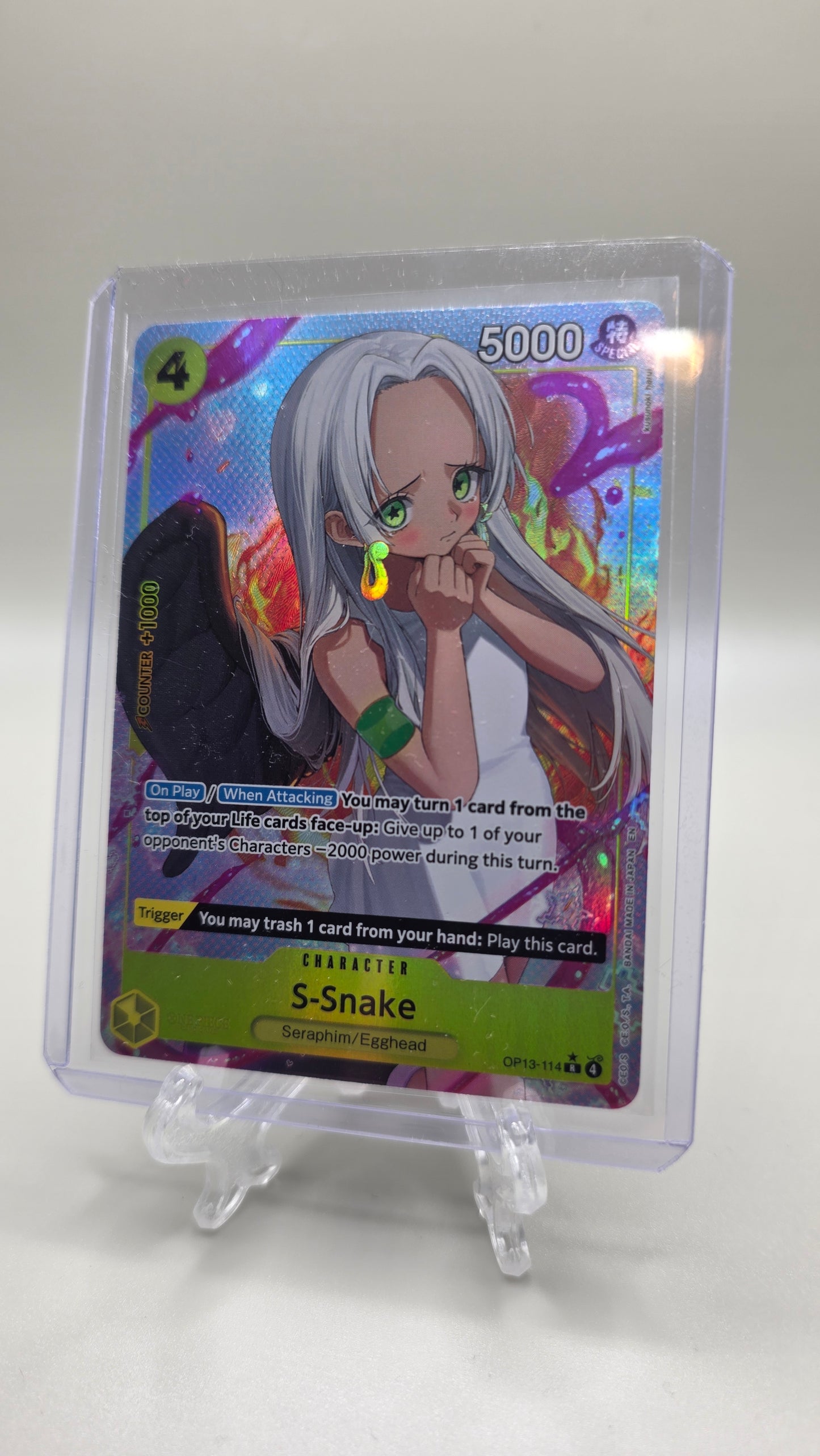 S-Snake OP13-114 R⭐ One Piece TCG (Carrying on his Will set) English