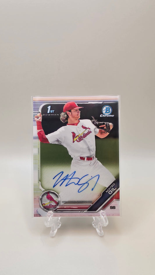 2019 Bowman Chrome 1st Mateo Gil Auto #CPA-MG