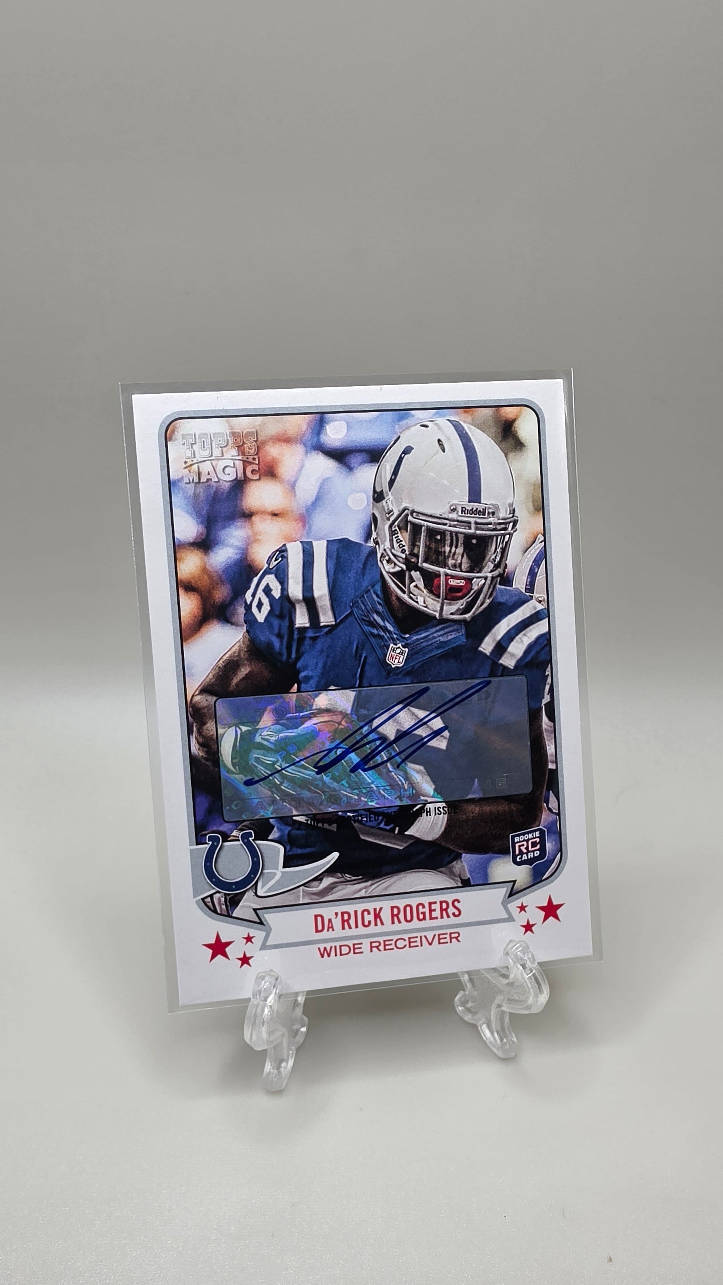 2013 Topps Magic Da'Rick Rogers Rookie Auto Card #192