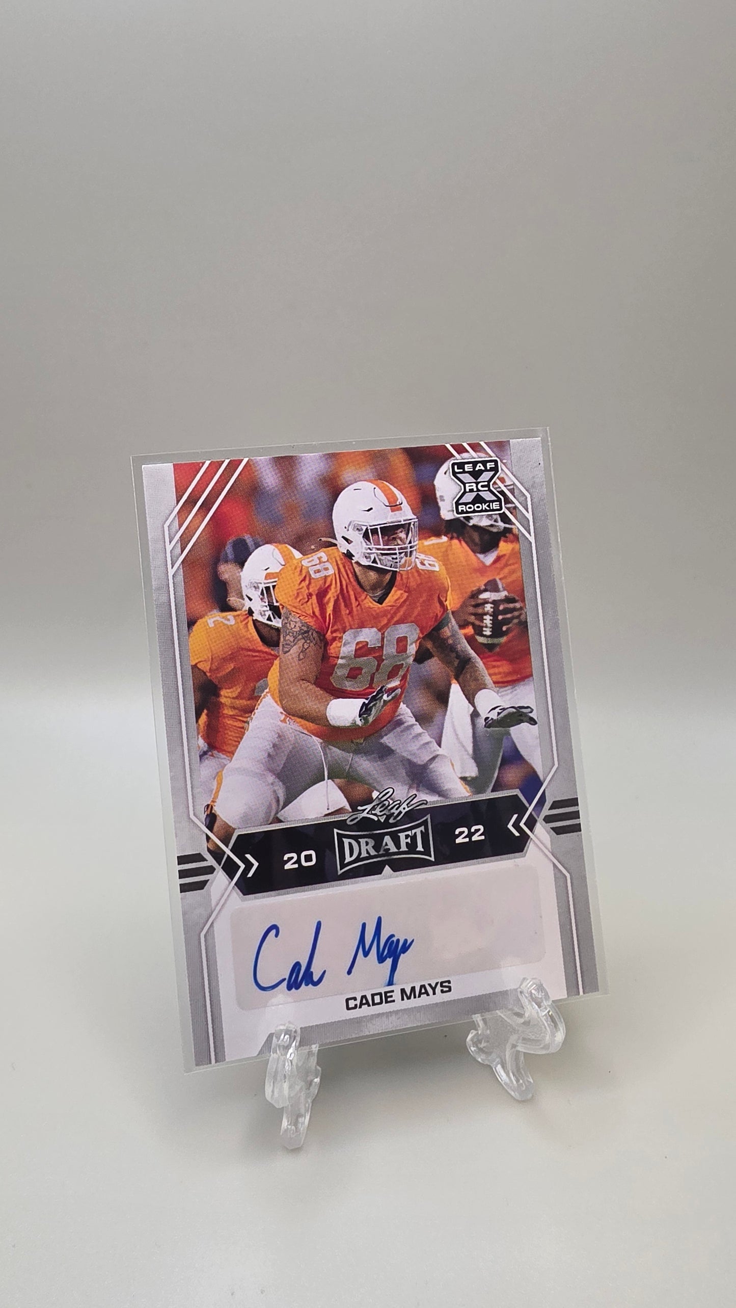 2022 Leaf draft Cade Mays RC Auto #BA-CM2