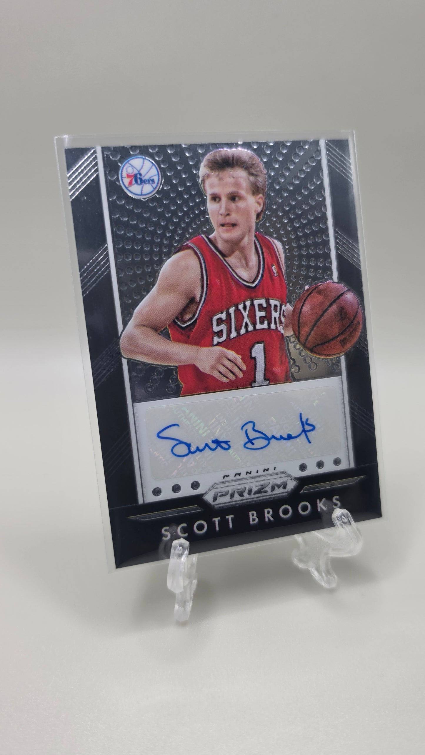 2015-16 Panini Prizm Scott Brooks Autograph Card #P-SBR