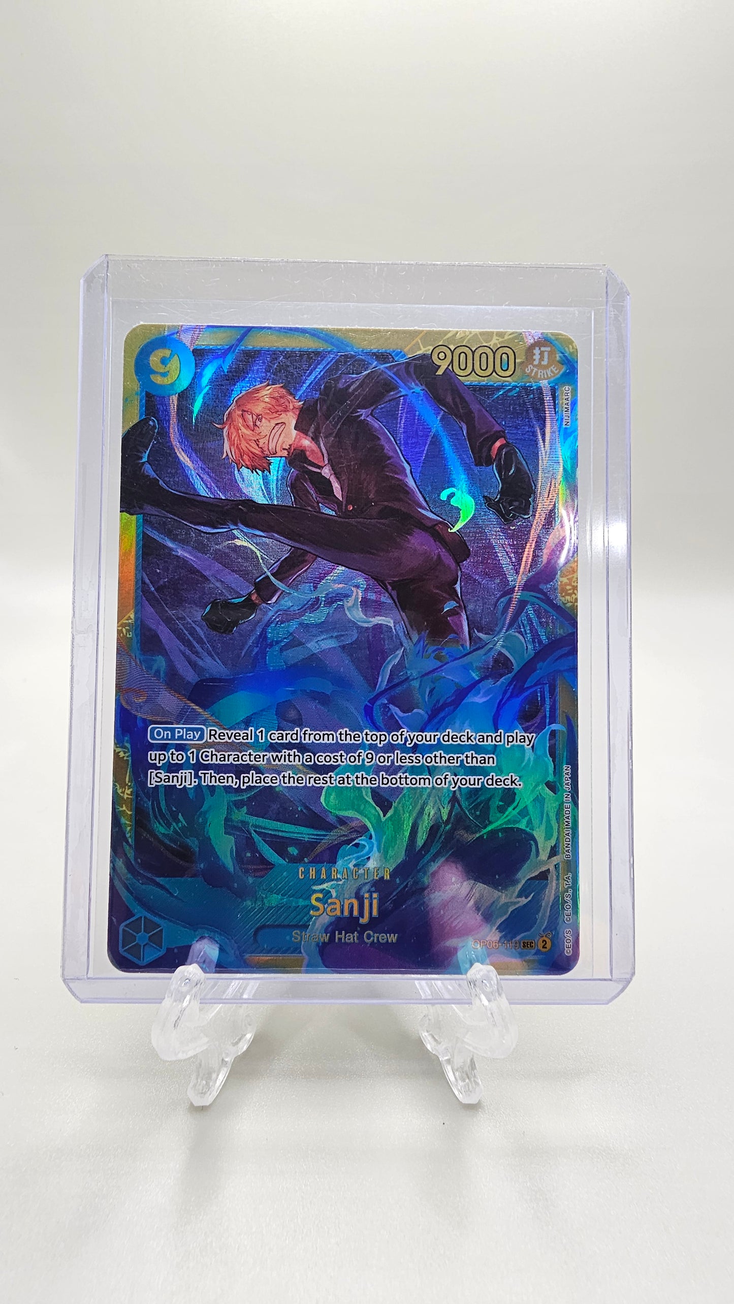 Sanji OP08-119 SEC One Piece TCG (Two Legends set) English