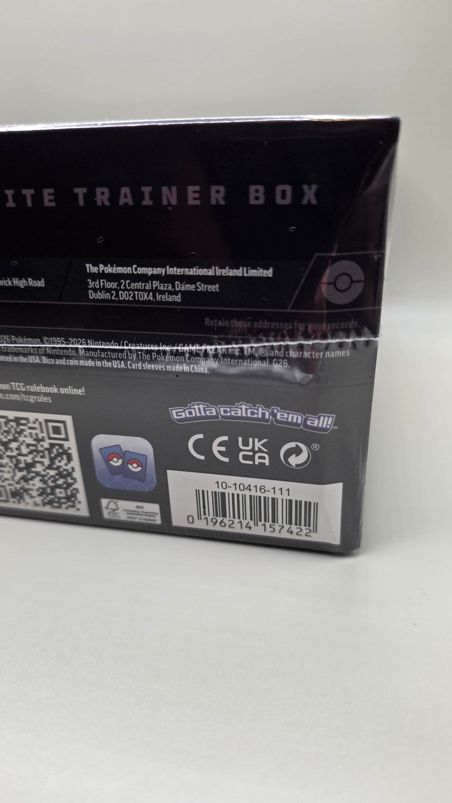 Pokémon TCG Mega Evolution Pitch Black ETB Sealed New