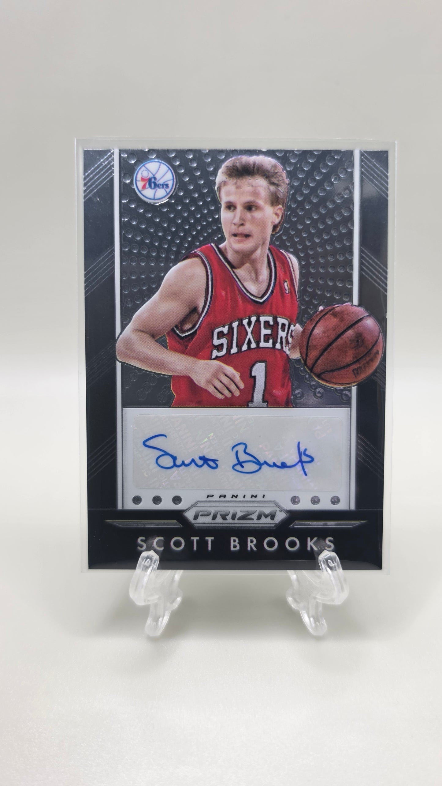 2015-16 Panini Prizm Scott Brooks Autograph Card #P-SBR