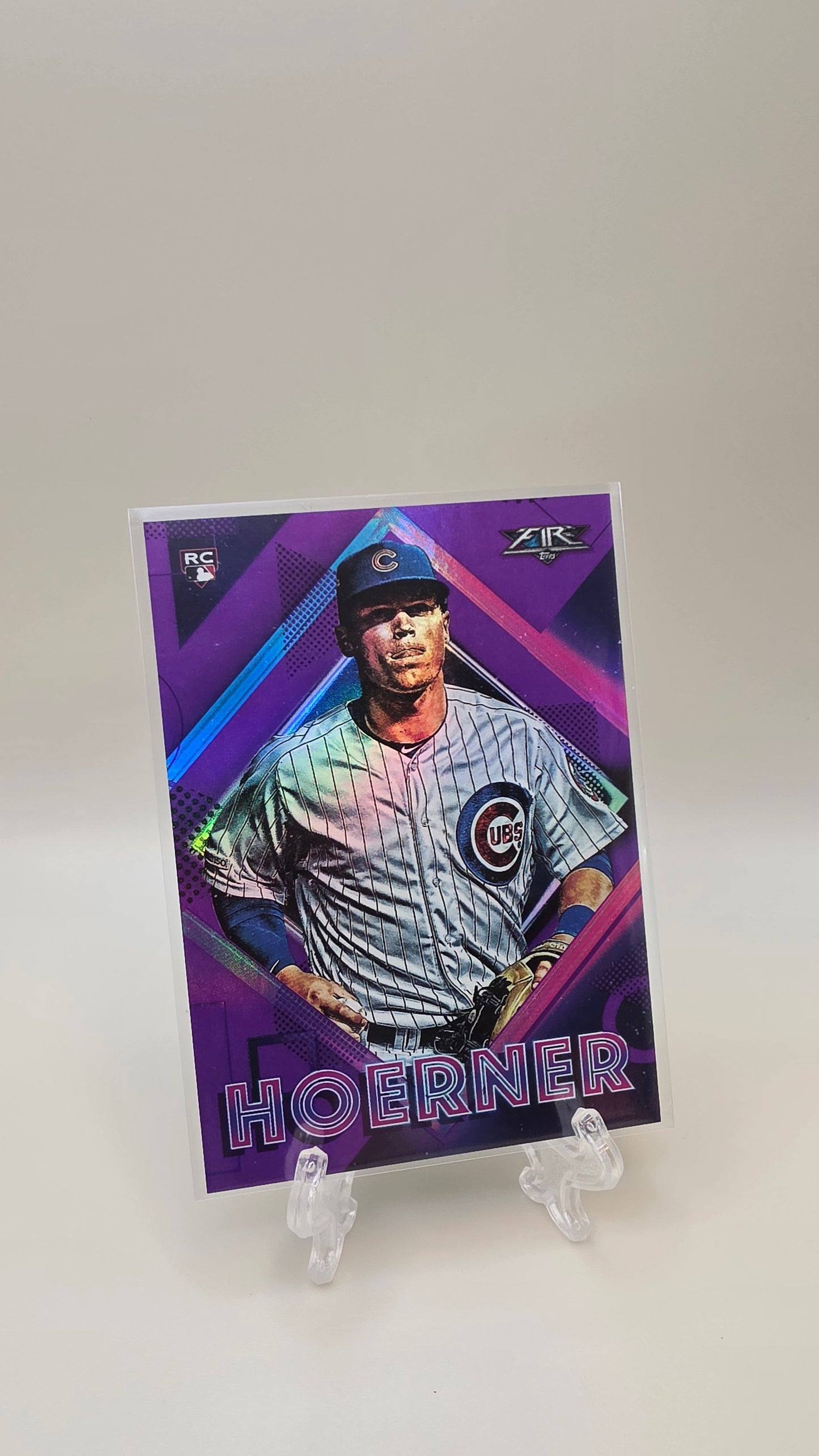 2020 Topps Fire Nico Hoerner Purple /99 #3