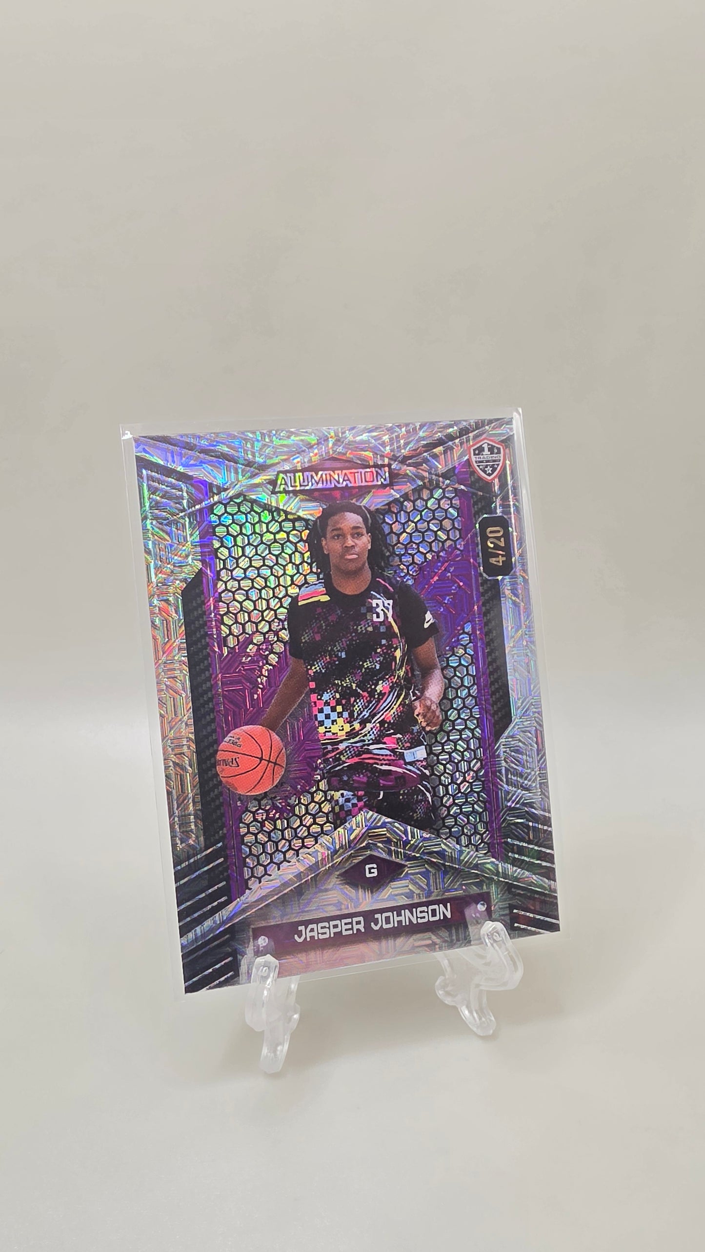 2024 Wild Card Alumination Jasper Johnson #/20 Card # BC-JJ