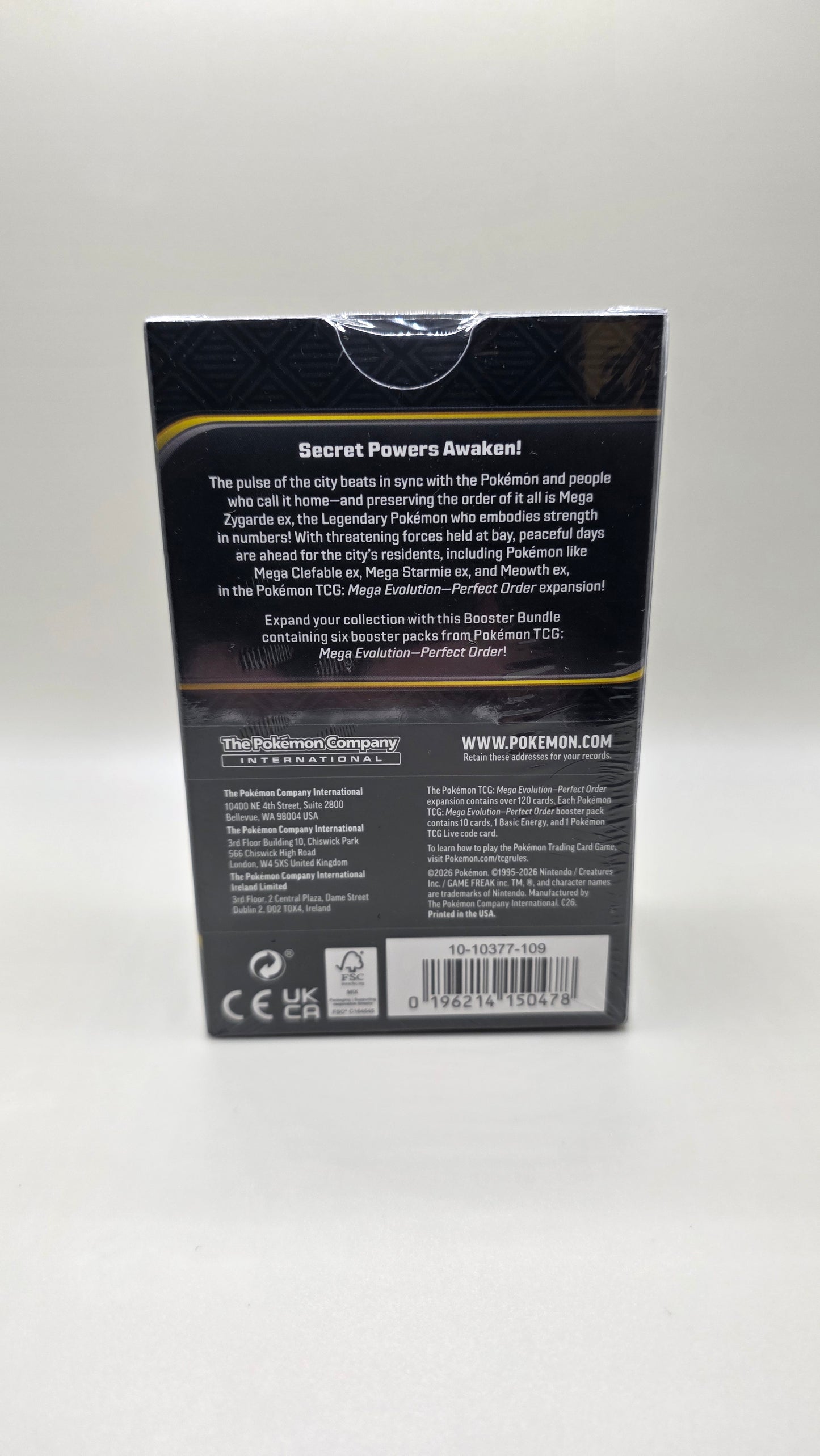 Pokemon TCG Perfect Order (M.E) Booster Bundle
