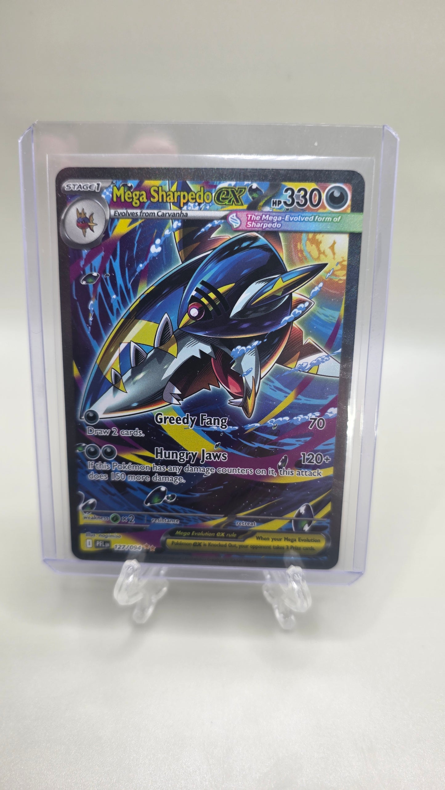 Mega Sharpedo EX 127/094 (Phantasmal Flames S&V Set) English
