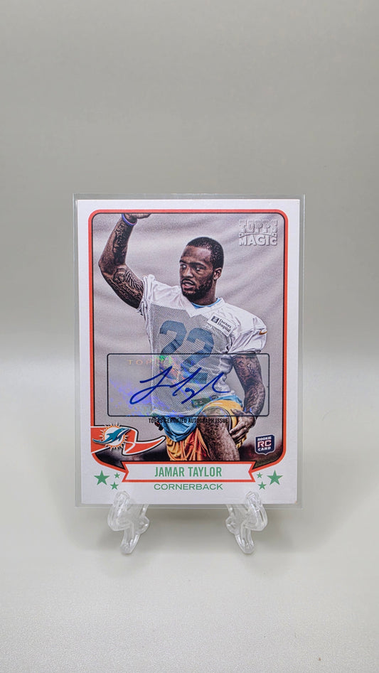 2013 Topps Magic Jamar Taylor Rookie Auto Card #203