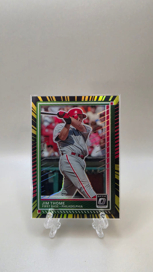 2025 Optic Donruss Jim Thome Electricity Prizm /69 #31
