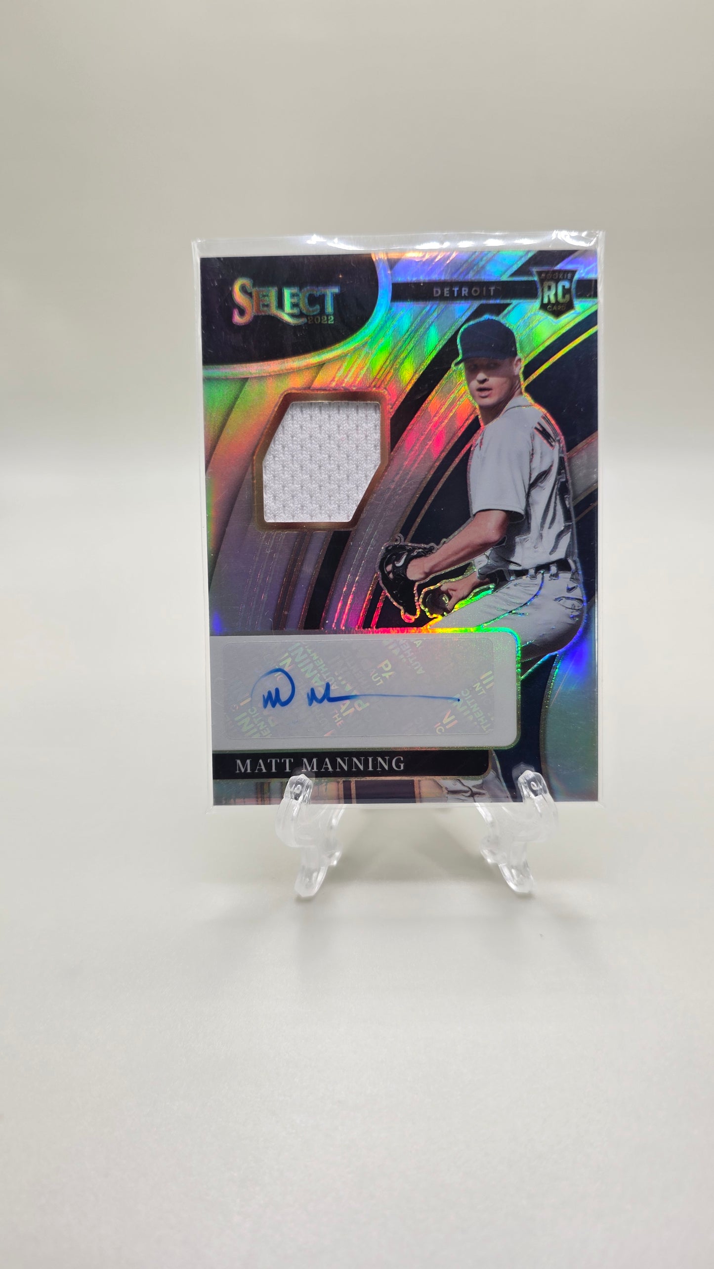 2022 Select Matt Manning Rookie Patch Auto #/99 Card #RJA-MG