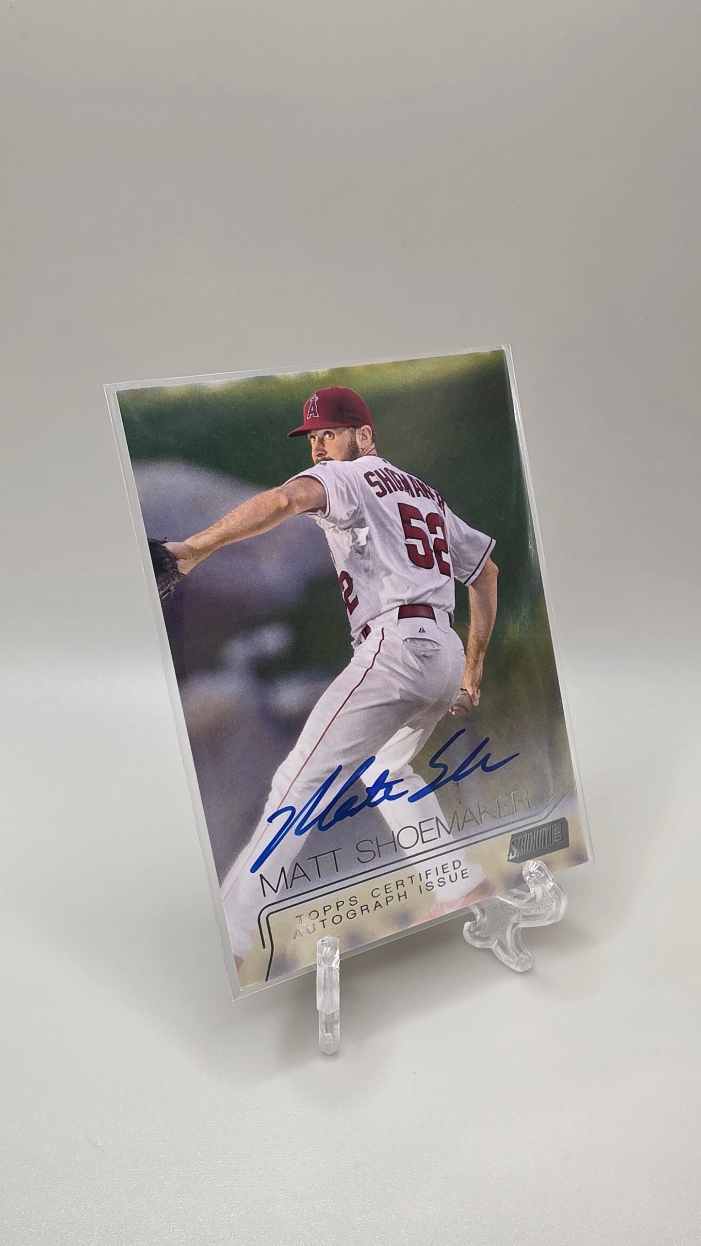 2015 Topps Stadium Club Matt Shoemaker Auto Card # SCA-MS