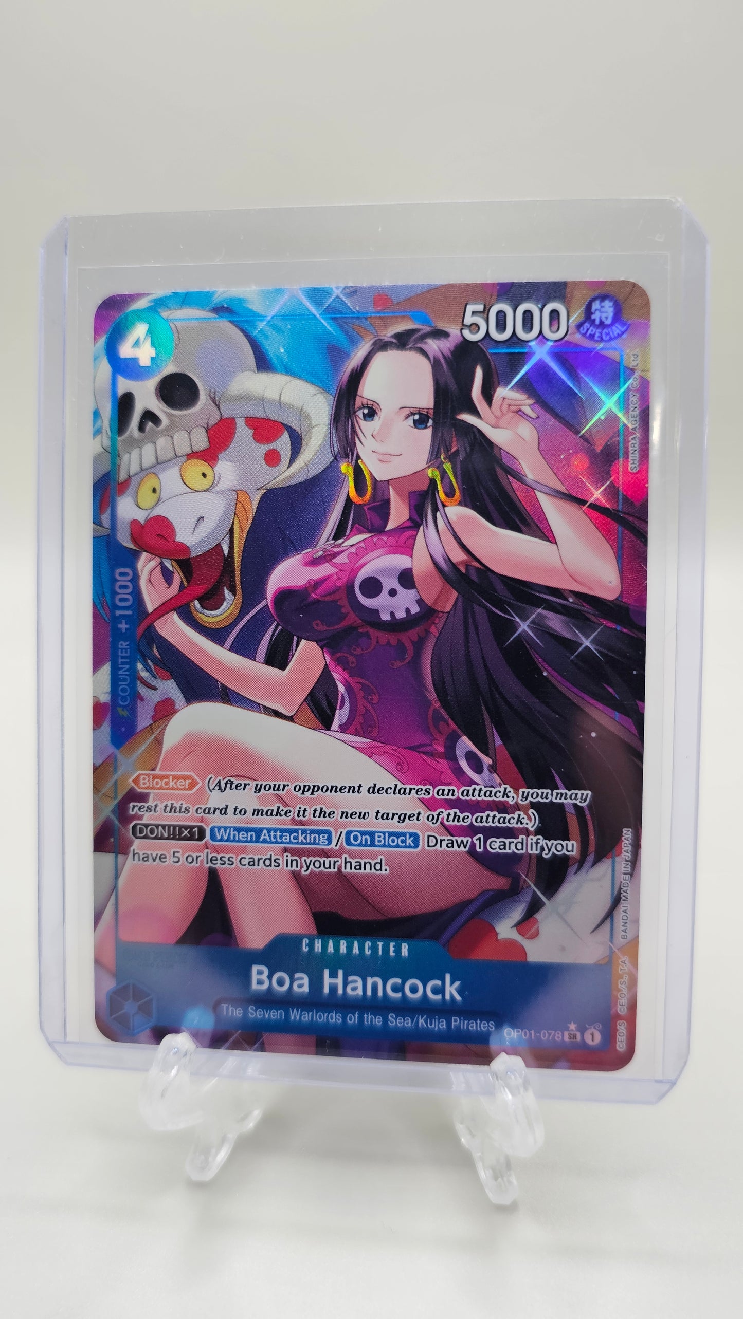 Boa Hancock OP01-078 SR One Piece TCG (Romance Dawn/PRB01 set) English
