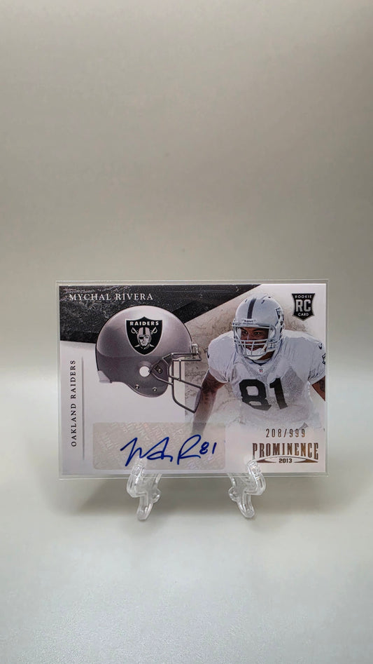 2013 Prominence Mychal Rivera RC Auto /999 #212