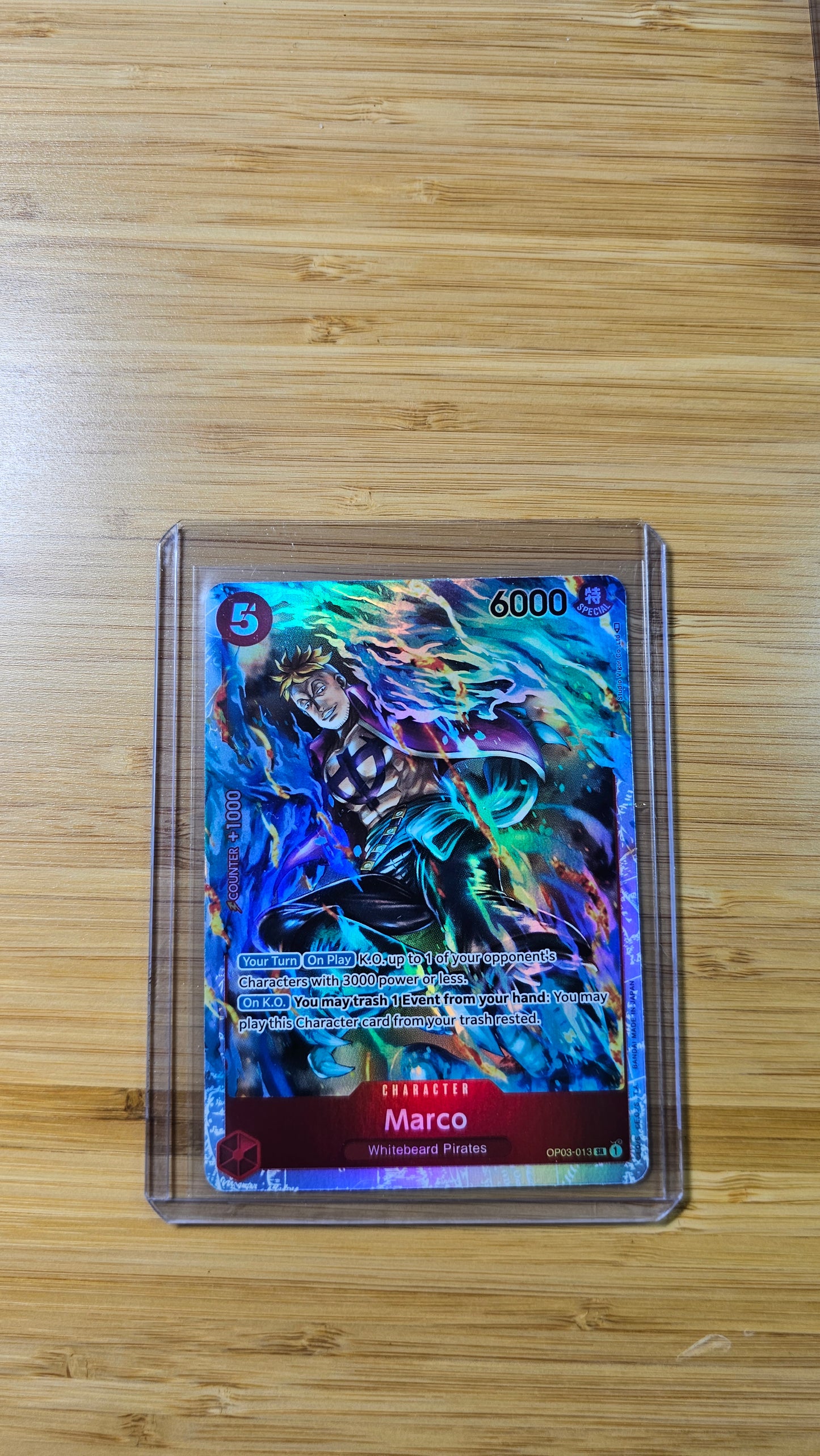 Marco OP03-013 SR One Piece TCG (Pillars of Strength set) English