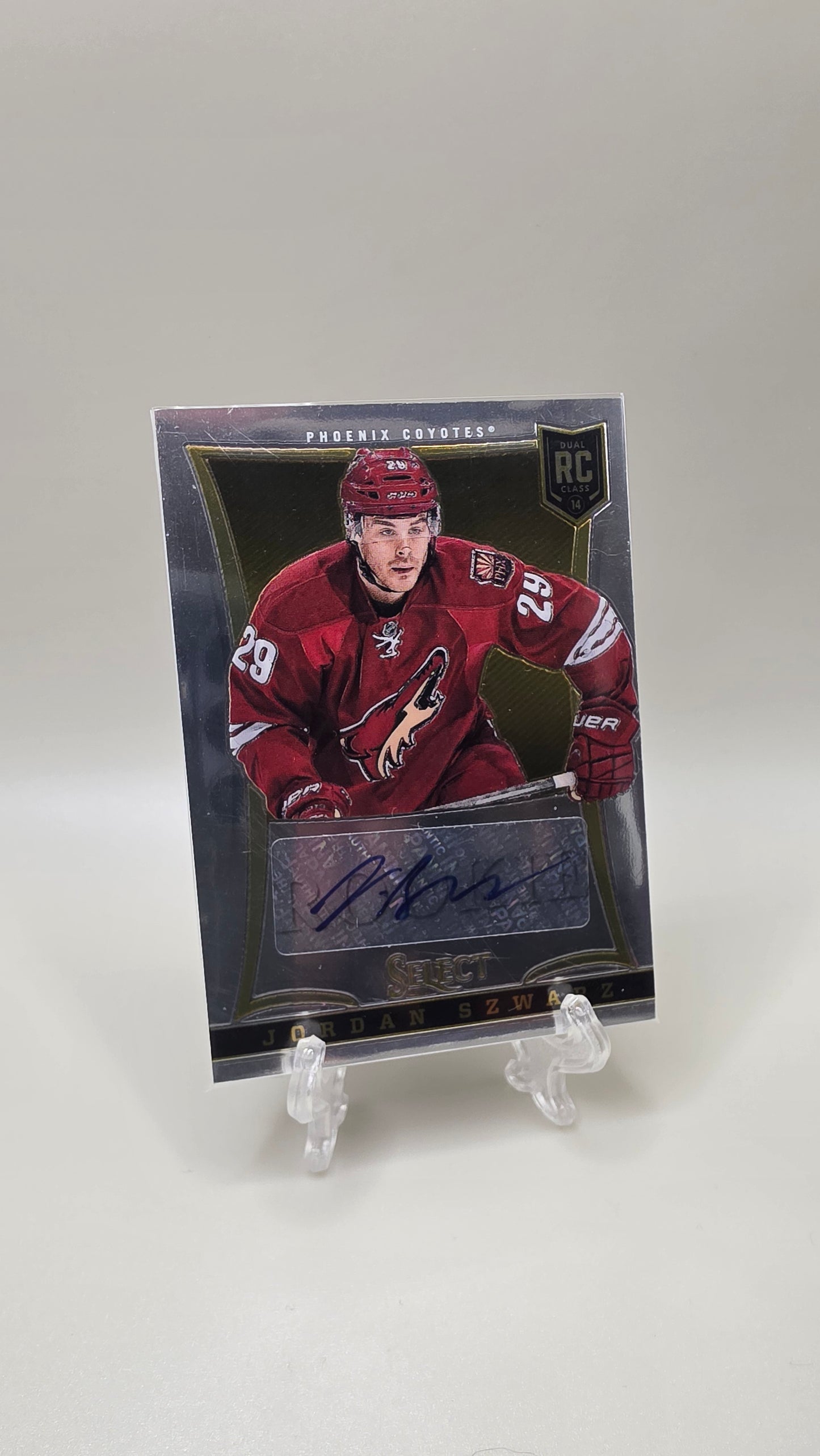 2013-14 Select Hockey Jordan Szwarz Rookie Auto #/299 Card # 344